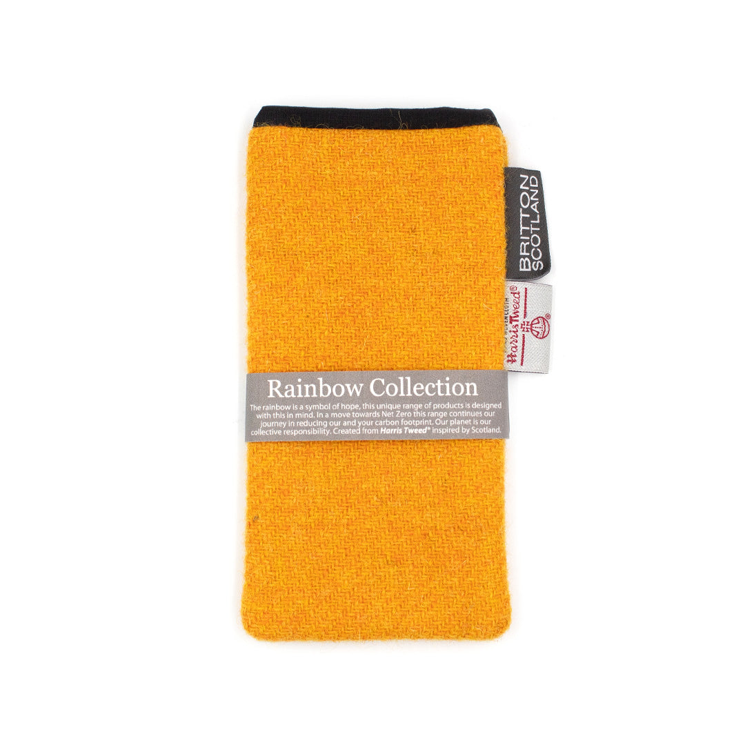 BRITTON Handmade Harris Tweed Glasses Case from Scotland - Premium Eyewear Protection for Travel & Daily Use