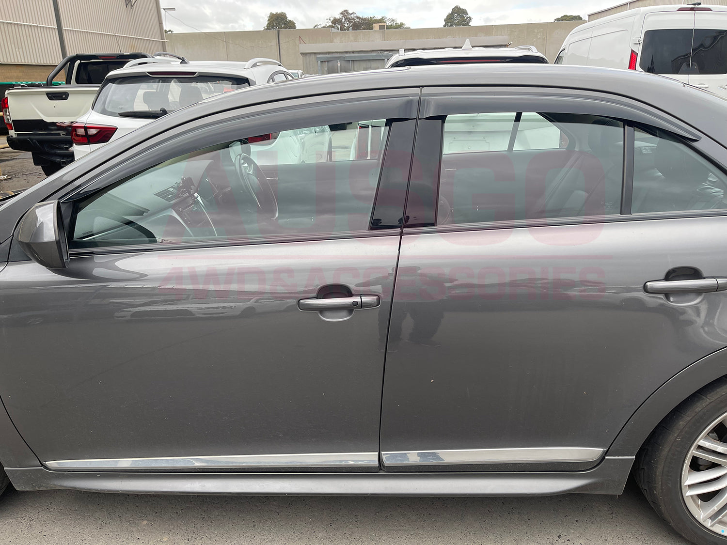 Suzuki Kizashi 2010-2016 Weather Shields - Durable Car Window Rain Guards for All-Weather Protection - Perfect for Rainy Days & Highway Driving