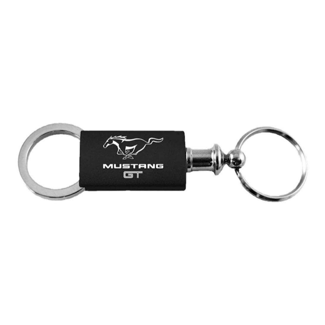 Authentic Ford Mustang Black Valet Key Fob with Logo - Premium Key Chain, Key Ring & Keytag for Car Enthusiasts - Perfect for Gifts, Car Shows, and Everyday Use