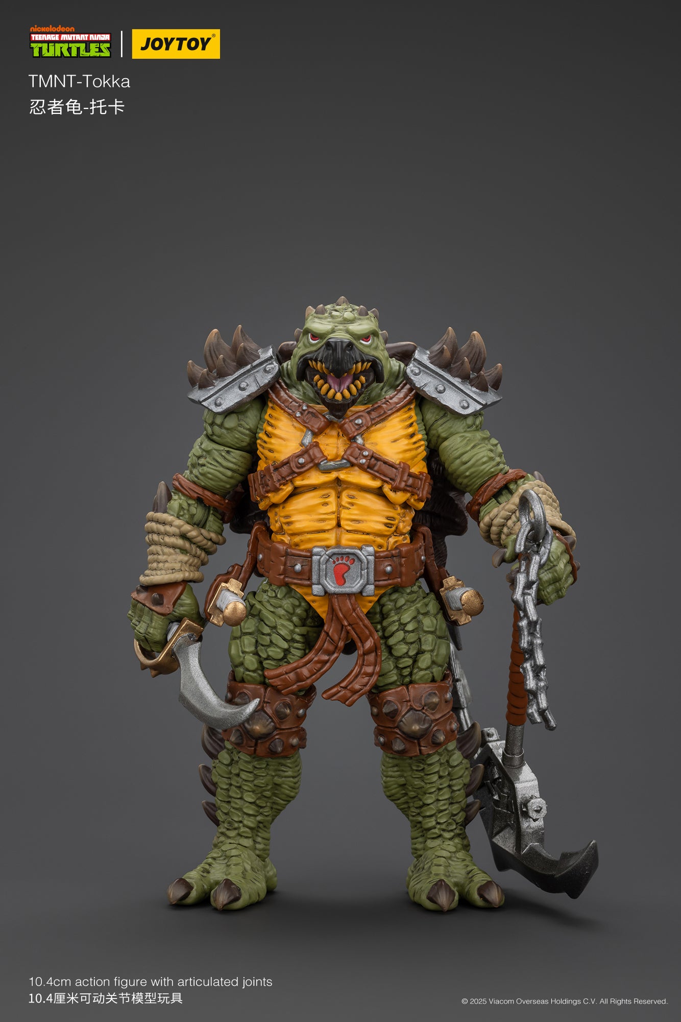 1/18 JOYTOY TMNT Slash & Tokka Action Figure Set - Collectible Ninja Turtle Villains for Display & Play - Perfect for TMNT Fans & Toy Collectors