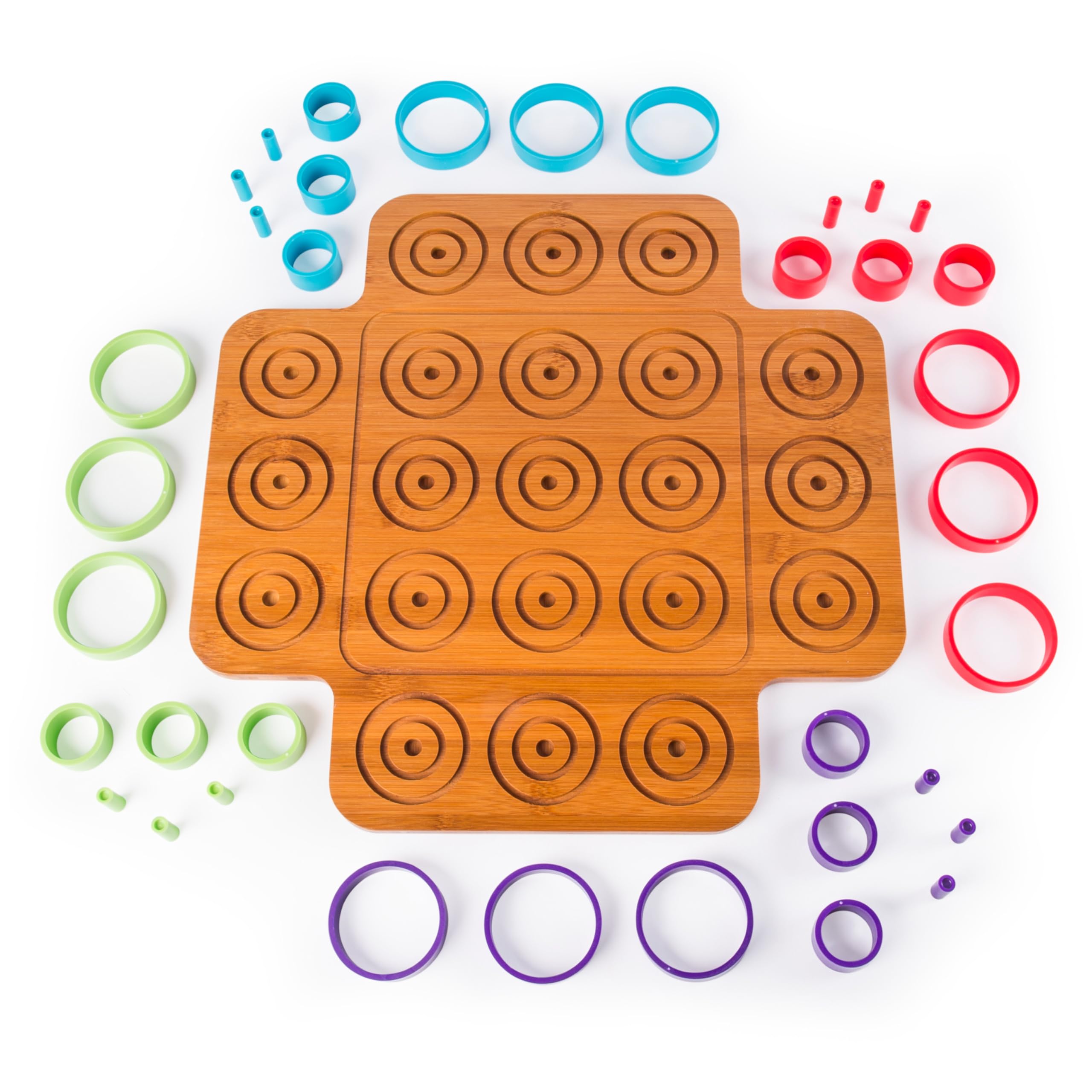 Otrio Strategy Board Game - Fun Family Game for Kids & Adults - Perfect for Game Nights, Parties & Indoor Activities