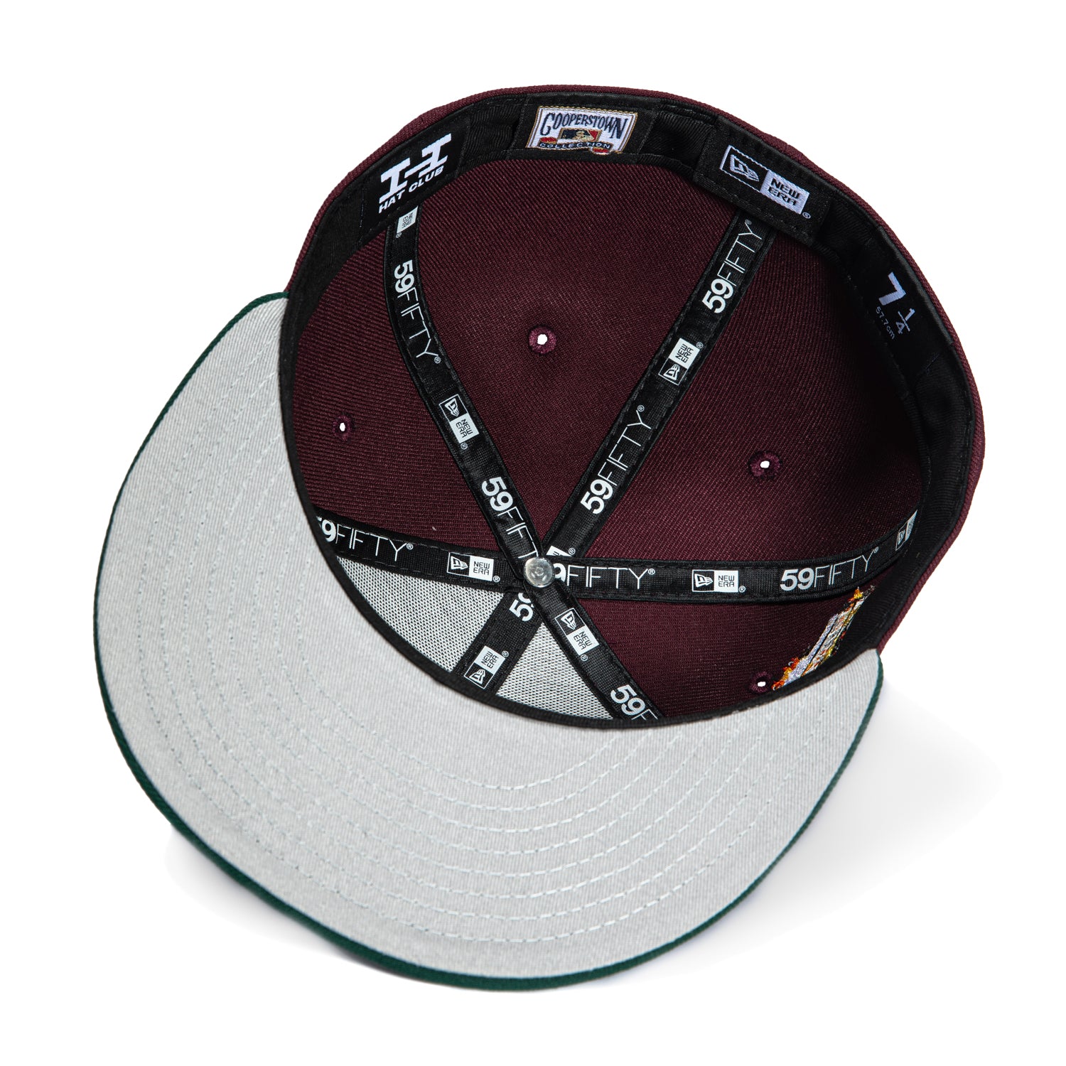 New Era 59Fifty MLB Arizona Diamondbacks Inaugural Patch Tortoise Shell Snapback Hat - Maroon & Green | Official Licensed Baseball Cap for Fans, Streetwear & Sports Enthusiasts