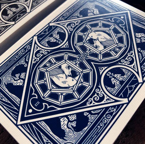 Stockholm17 Ravn MANI Playing Cards - Blue Back Design for Magic Tricks, Cardistry & Collectors | Premium Quality Poker Cards for Game Nights & Professional Performances