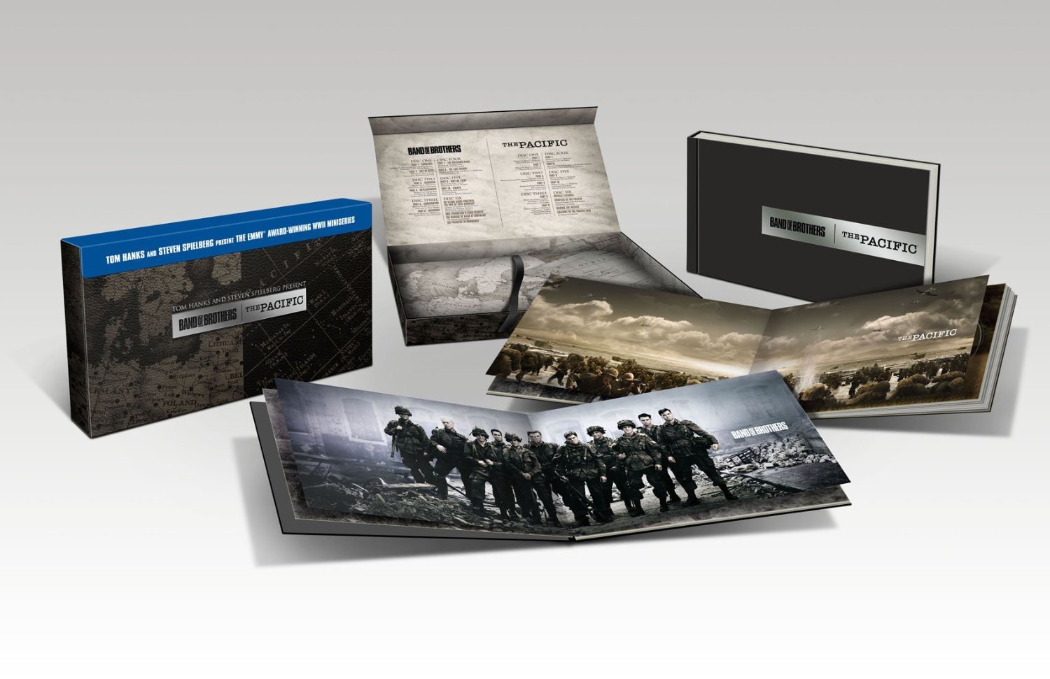 Band of Brothers & The Pacific - Special Edition Blu-ray Gift Set | WWII Mini-Series | War Drama Collection | Perfect for History Buffs & Military Enthusiasts