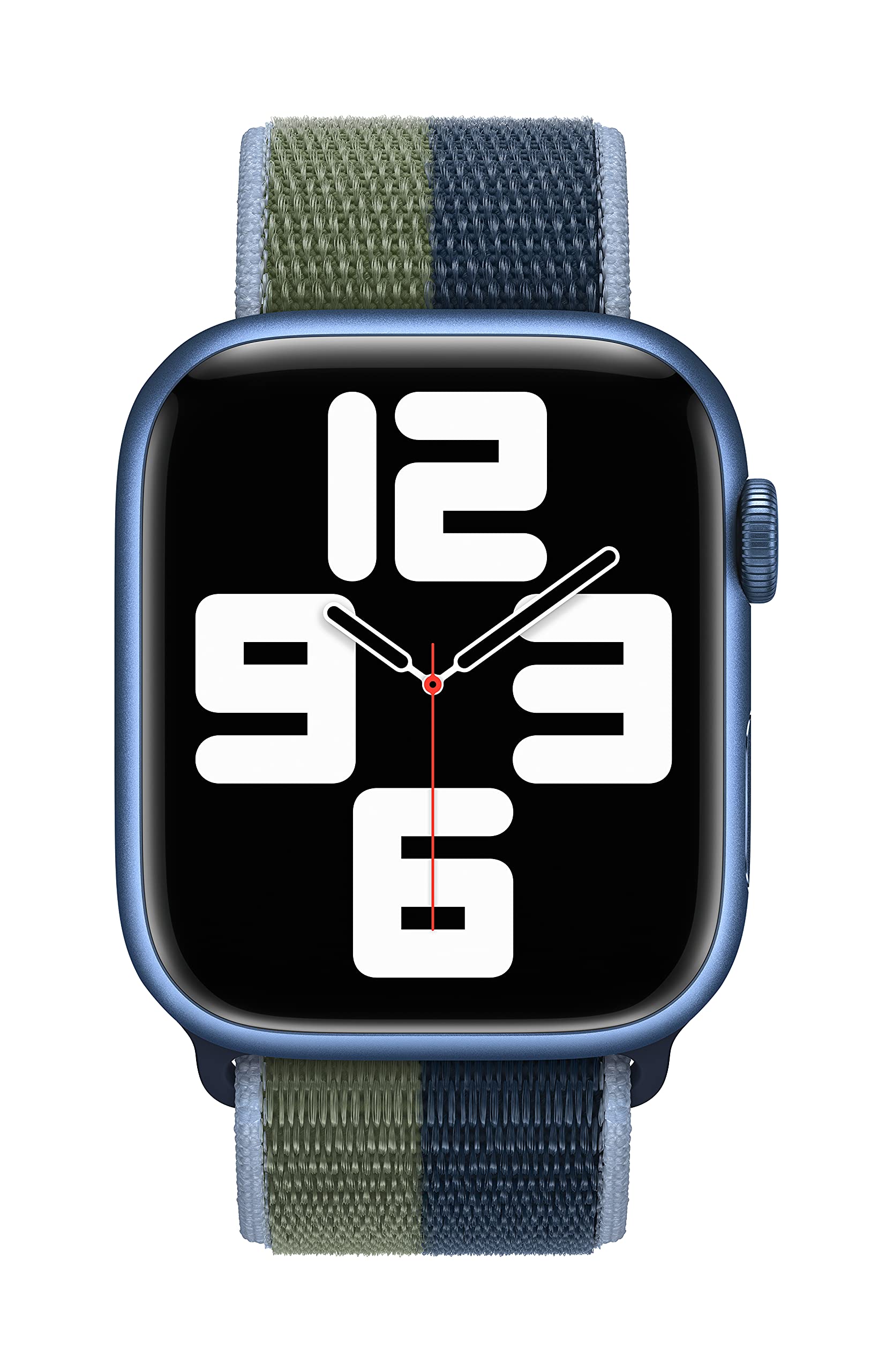 Apple Watch Band 45mm Sport Loop - Abyss Blue & Moss Green Strap - Comfortable & Durable for Running, Workouts & Daily Wear