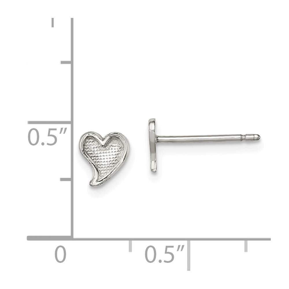 925 Sterling Silver Heart Earrings for Women - Elegant & Hypoallergenic Jewelry Gift for Valentine's Day, Anniversary or Birthday - Perfect for Date Night & Special Occasions