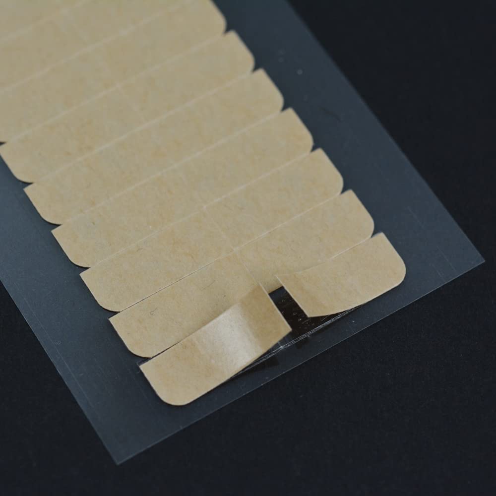 120 Pieces YANTAISIYU Hair Extension Tape Tabs - Double Sided Adhesive Tape for Hair Extensions & Wigs (Khaki) | Secure Hold for Daily Styling, Special Occasions & Cosplay