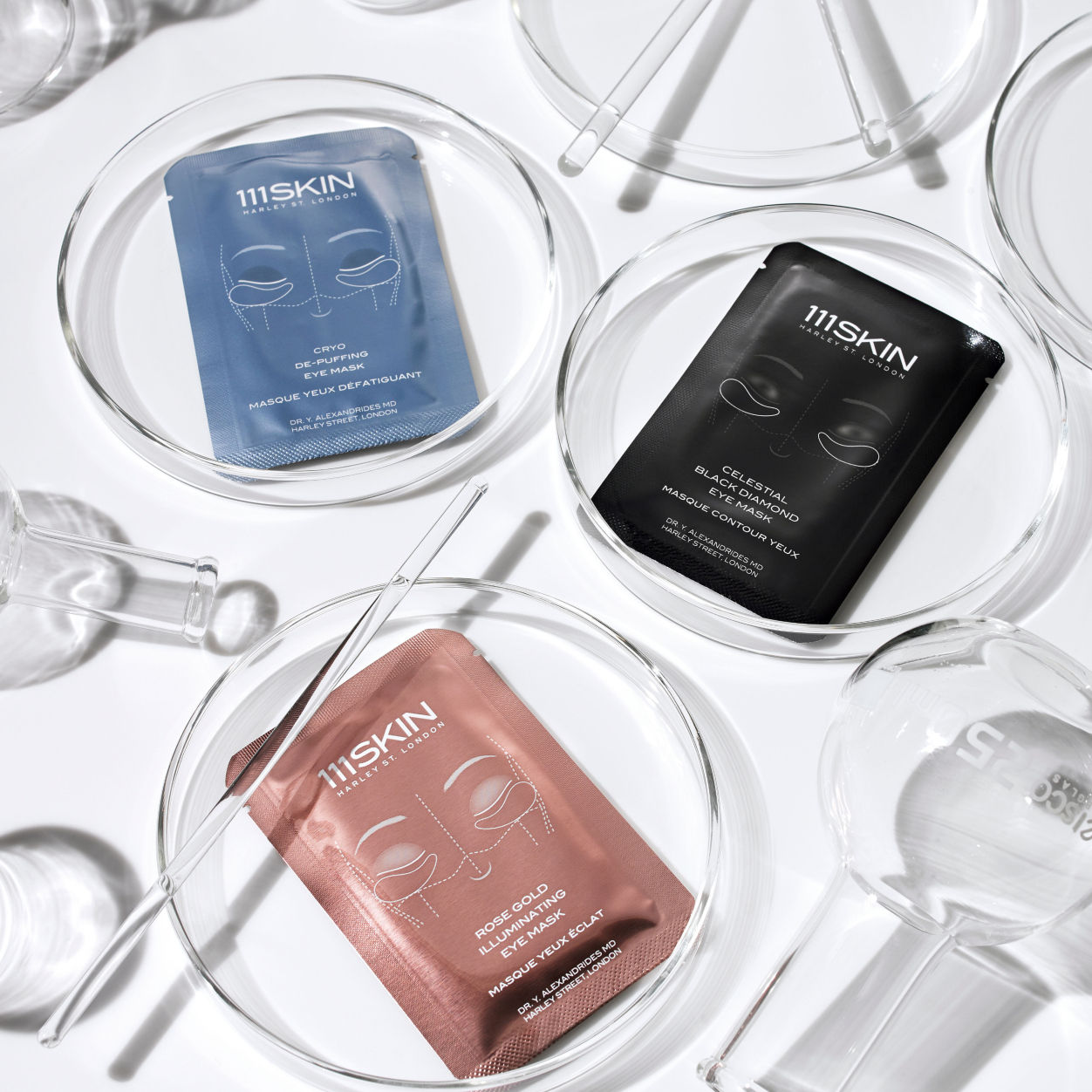 Cooling Cryo De-Puffing Eye Mask for Dark Circles & Puffiness Relief - Perfect for Morning Routine & Travel Skincare