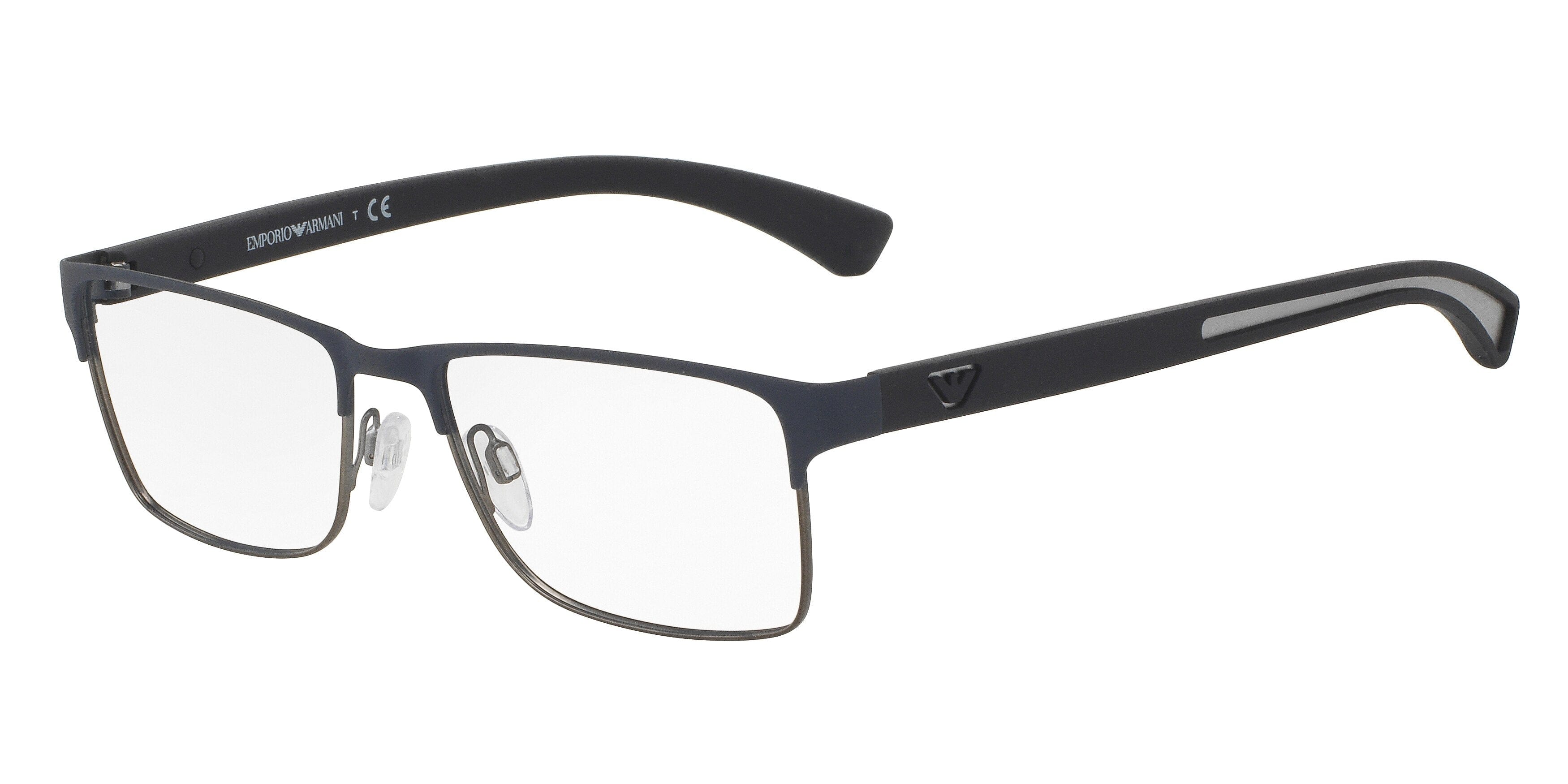 EMPORIO ARMANI 0EA1052 3155 5517 Designer Eyeglass Frames - Lightweight Acetate Sunglasses for Men & Women | Perfect for Office, Driving & Everyday Fashion