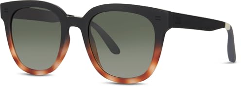 Matte Black Honey Tortoise Fade