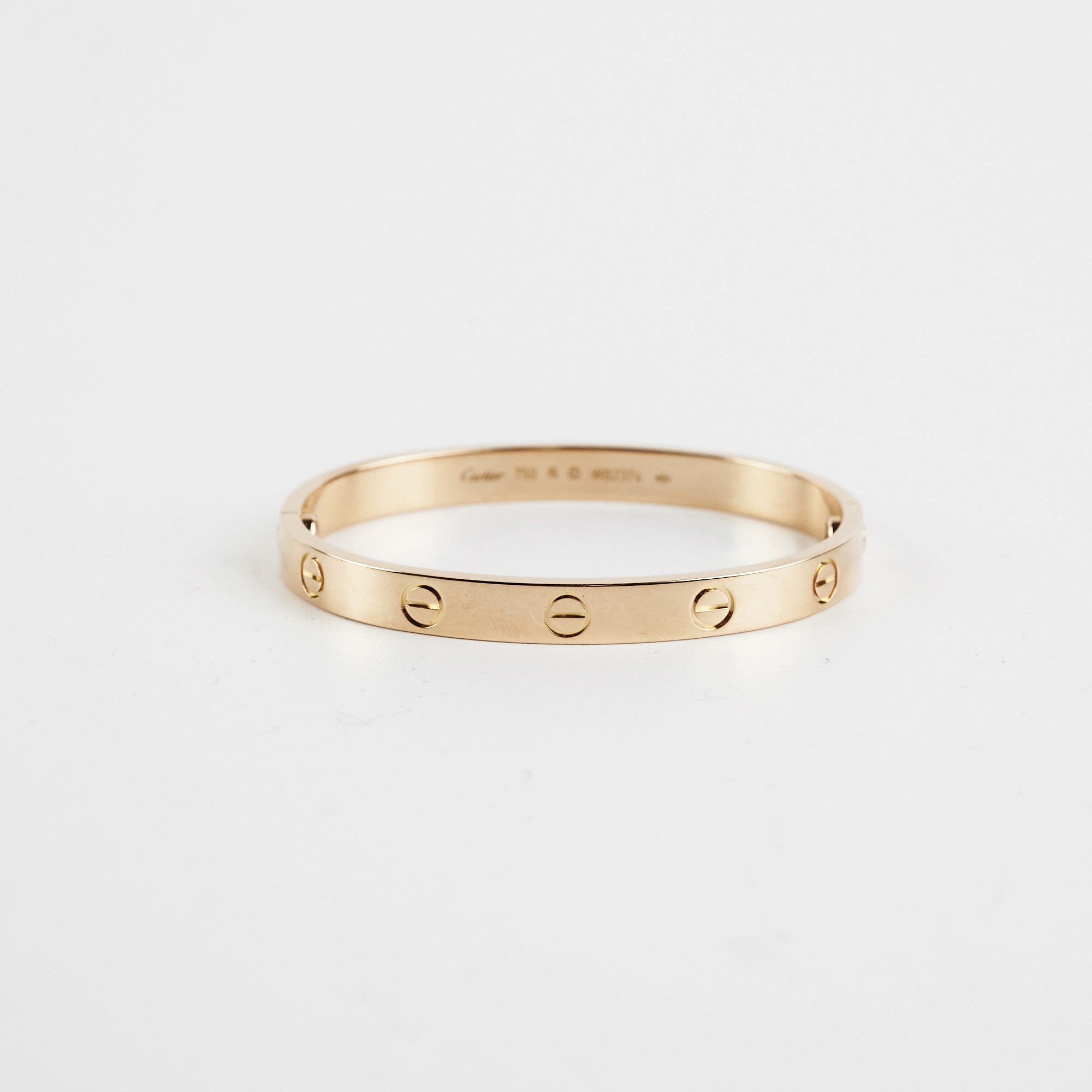 Cartier Love Bangle 16 Pink Gold - Luxury 18K Rose Gold Bracelet for Women, Romantic Gift for Anniversary & Valentine's Day | Perfect for Date Nights & Special Occasions