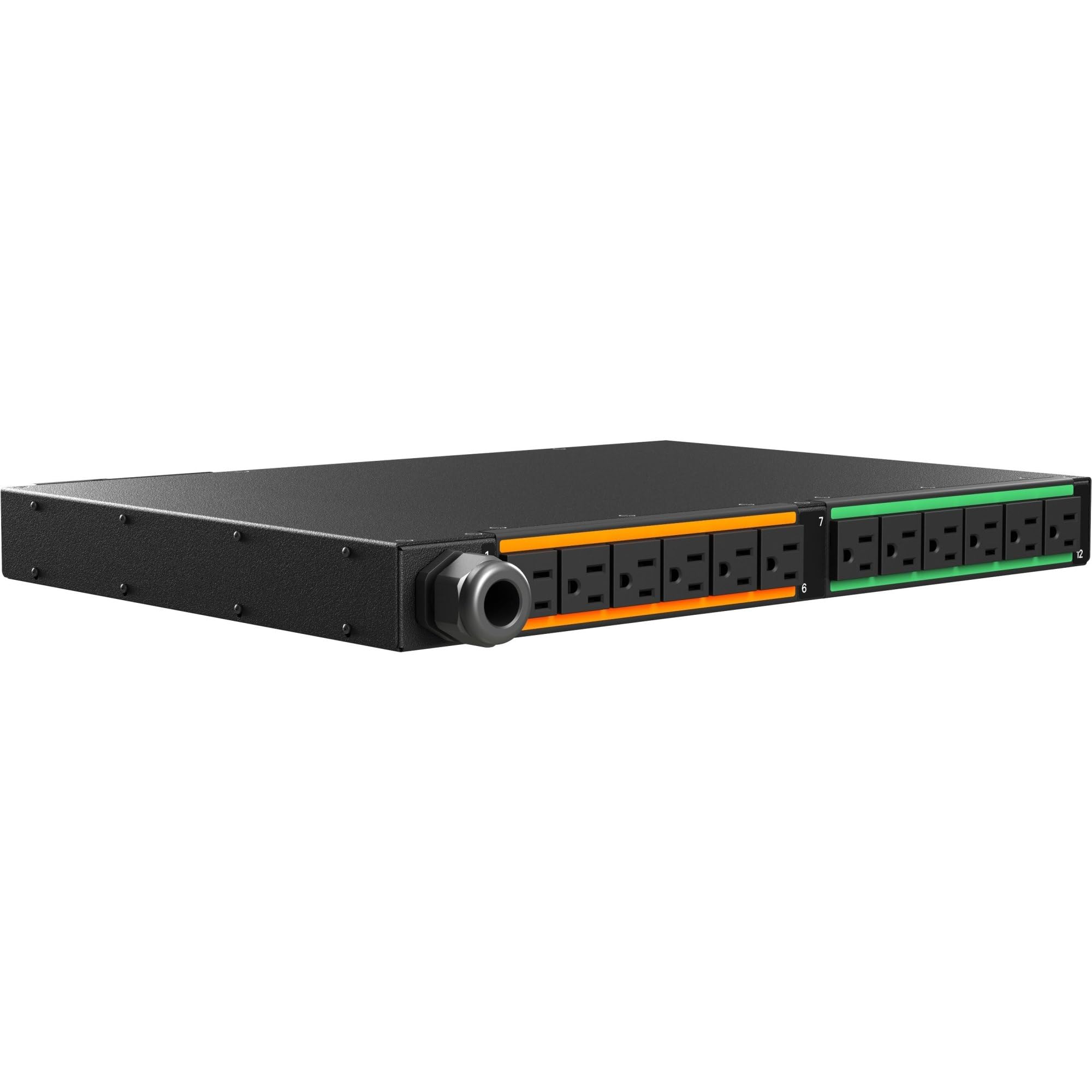 Vertiv Geist Switched Rack PDU - 1U Horizontal Power Distribution Unit | 30A 240V | L6-30P Plug | 12 C13/C19 Outlets | Upgradeable Network Power Strip for Server Racks, Data Centers & IT Equipment | Perfect for Data Center Power Management & Network Cabinet Setup