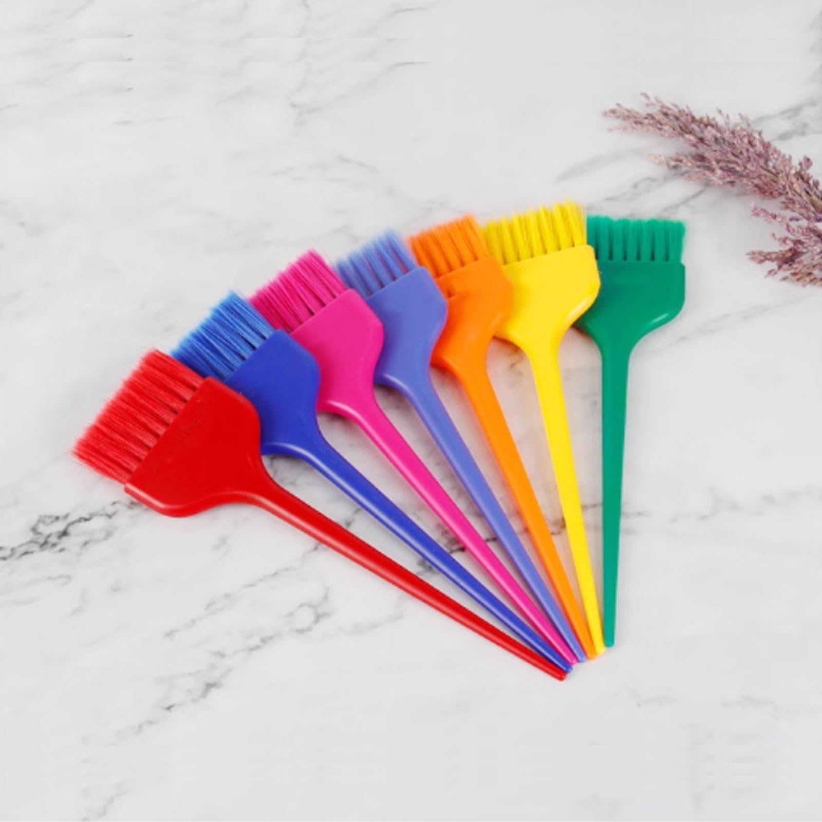 7Pcs XL Professional Hair Dye Brush Set - Salon Grade Hair Coloring Kit with Tinting Brushes & Applicators for Home & Barber Use | Perfect for Balayage, Highlights & Root Touch-Ups