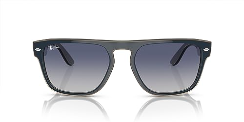 Blue/Grey Transparent Light Brown/Grey Gradient Blue