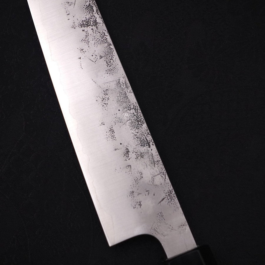 Premium Sujihiki Japanese Slicing Knife 240mm - SLD Steel, Nashiji Washi Buffalo Handle - Perfect for Sushi, Sashimi & Meat Cutting - Magnolia Wood Chef Knife for Professional & Home Kitchens