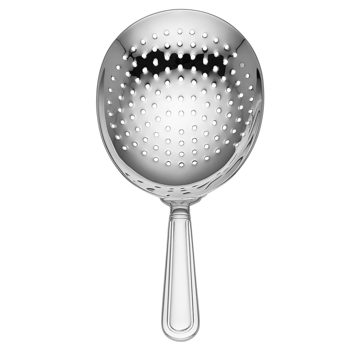 Premium August Julep Strainer - High-Quality Cocktail Filter for Mint Juleps & Mixed Drinks - Perfect for Home Bars, Cocktail Parties & Summer Entertaining