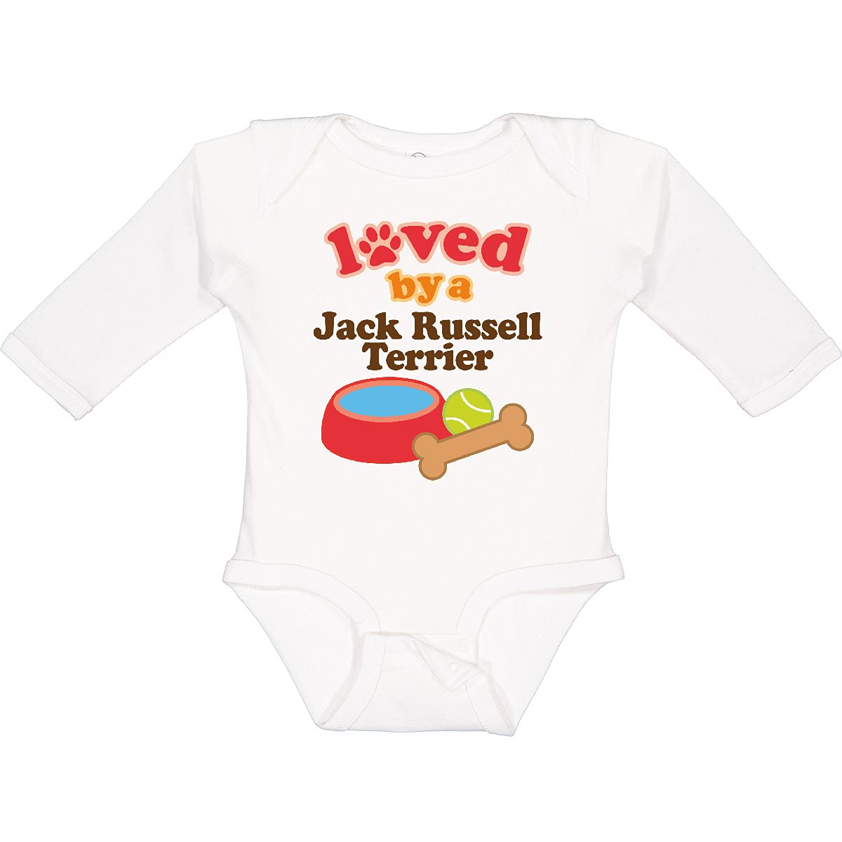 Inktastic Jack Russell Terrier Long Sleeve Creeper for Dog Lovers
