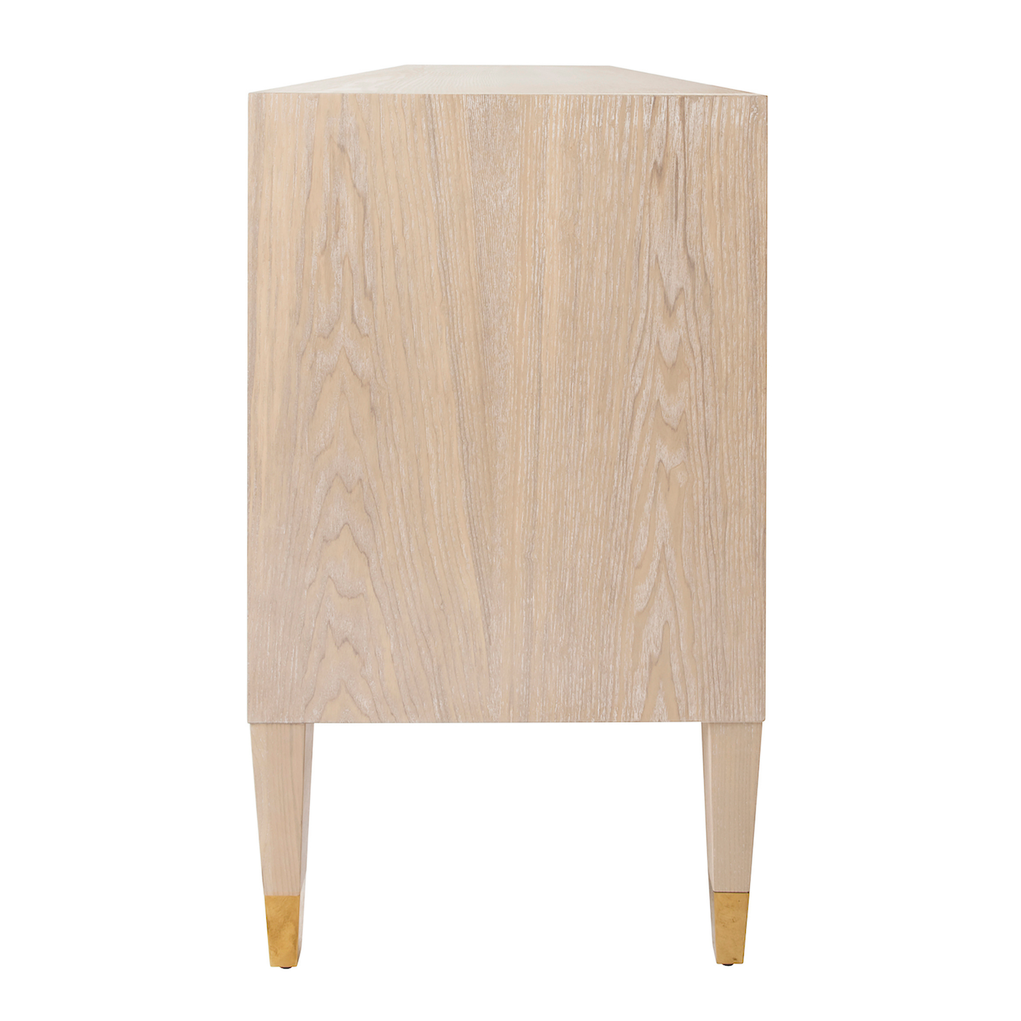 Cerused Oak Amherst Buffet - Elegant Sideboard for Dining Room, Living Room & Entryway Storage | Rustic Modern Buffet Cabinet with Ample Storage Space