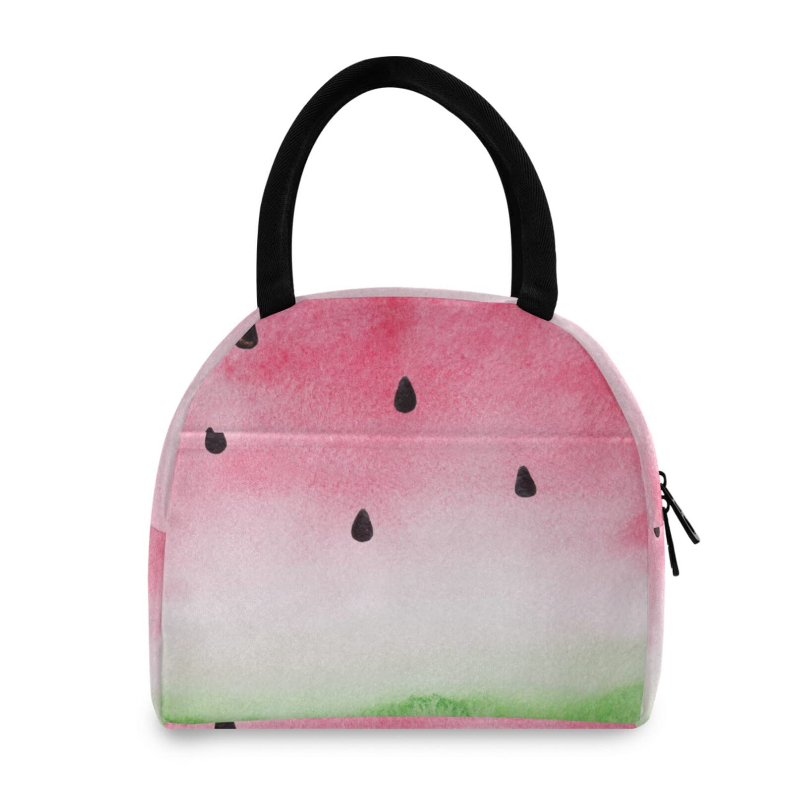 15-Can Insulated Watermelon Pattern Lunch Box - Cooler Tote Bag for Men & Women | School, Work, Beach & Picnic Use