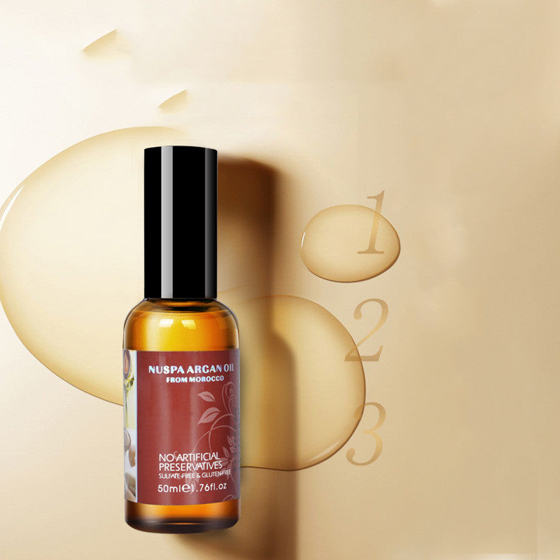 30ml Moroccan Argan Oil Hair Treatment - Sulfate-Free, Nourishing & Softening Hair Conditioner for Dry & Damaged Hair - Perfect for Daily Use & Post-Perm Care