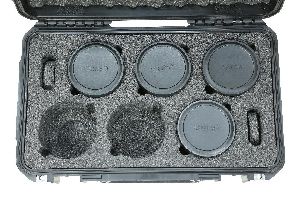 SKB iSeries 3I-20118LENS Waterproof Hard Camera Case for Canon C300 C500 - Durable Black Protective Case for DSLR Cameras & Lenses - Perfect for Professional Videography, Travel & Outdoor Shooting