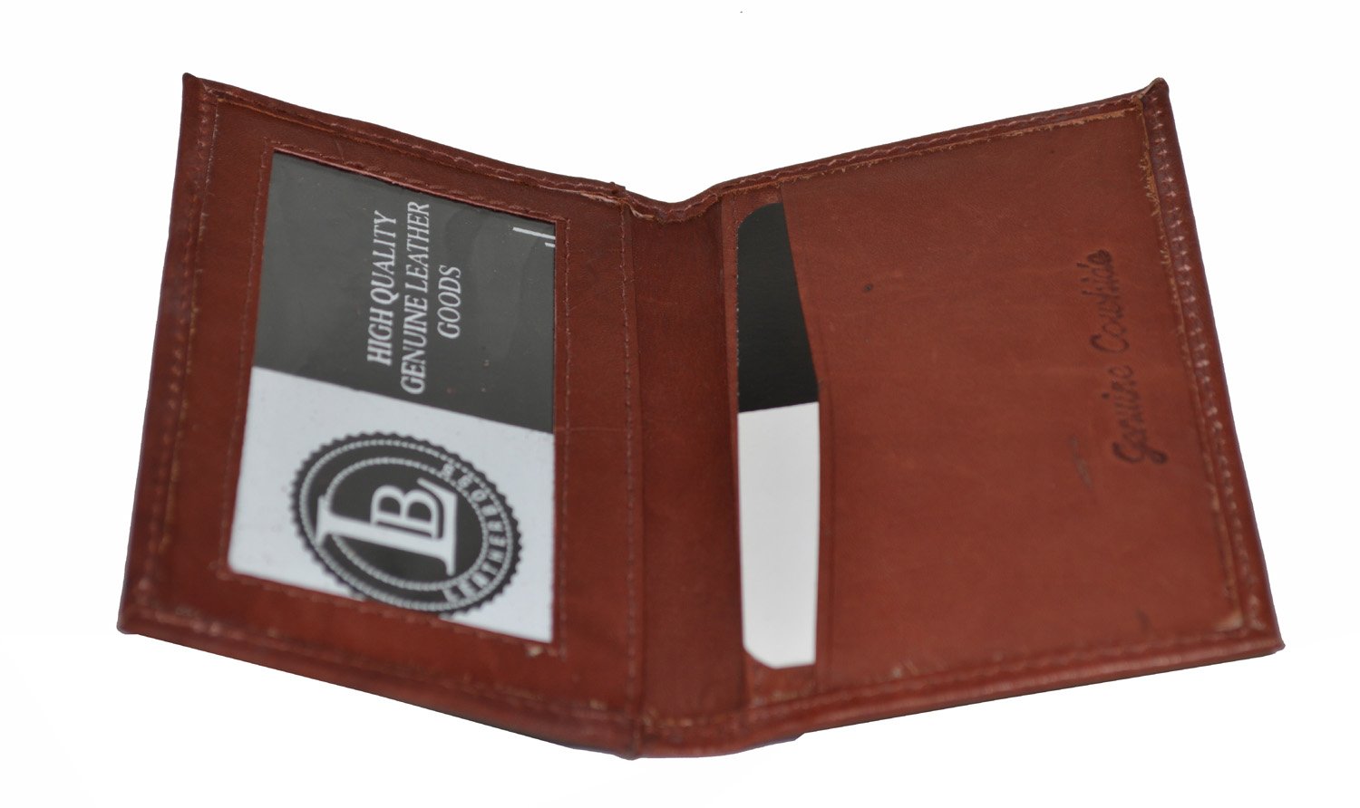 Premium Leather Credit Card Holder Wallet with RFID Protection - Slim ID Window for Easy Access - Perfect for Travel, Business & Everyday Use