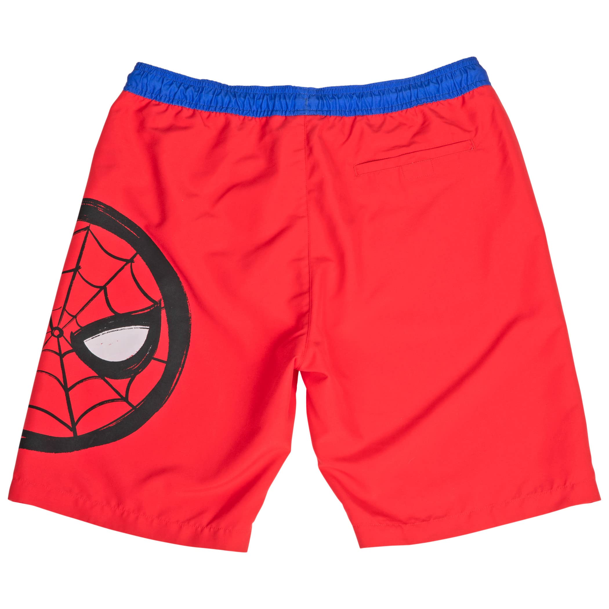 Spider-Man Men's Swim Trunks - Quick Dry Board Shorts for Swimming, Beach & Summer Vacation | Marvel Superhero Design