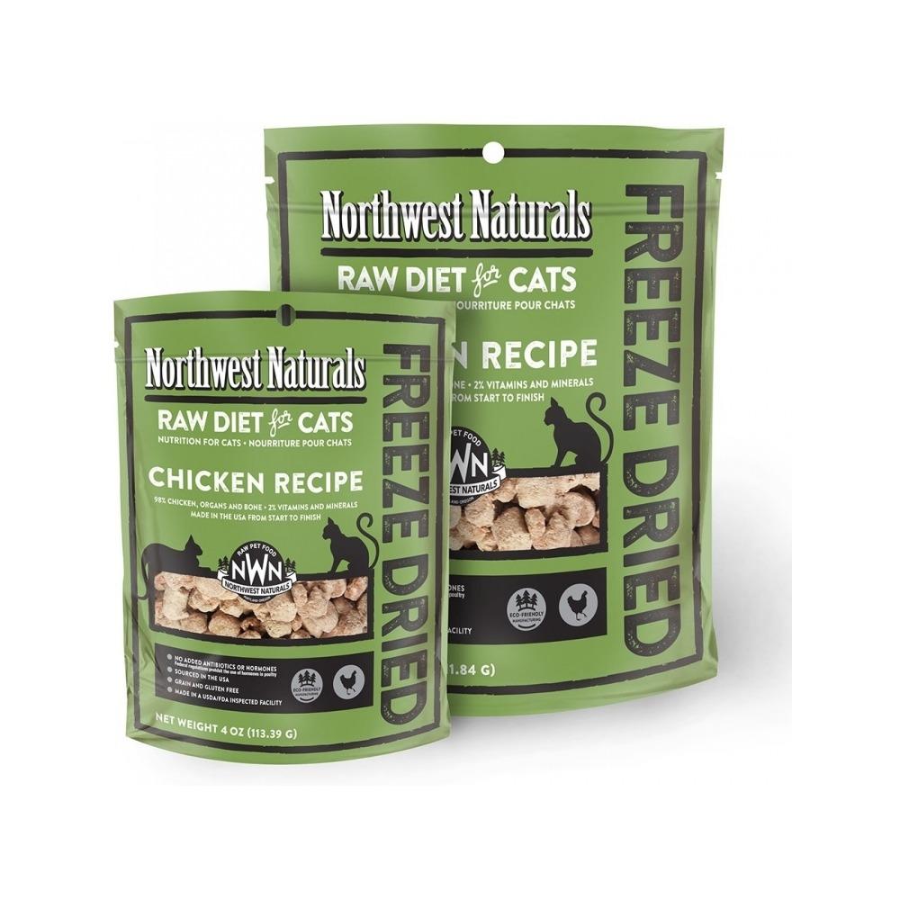 Premium Freeze Dried Chicken Cat Food - Grain Free, High Protein Complete Meal for Adult & Senior Cats - Perfect for Travel, Camping & Emergency Pet Food Supply
