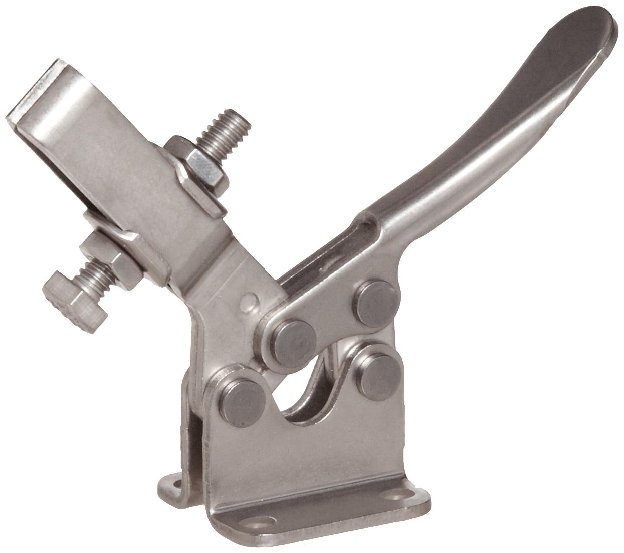 DE-STA-CO 215-USS Horizontal Handle Hold Down Action Clamp - Heavy Duty Workholding Clamp for Metalworking, Woodworking & Industrial Applications