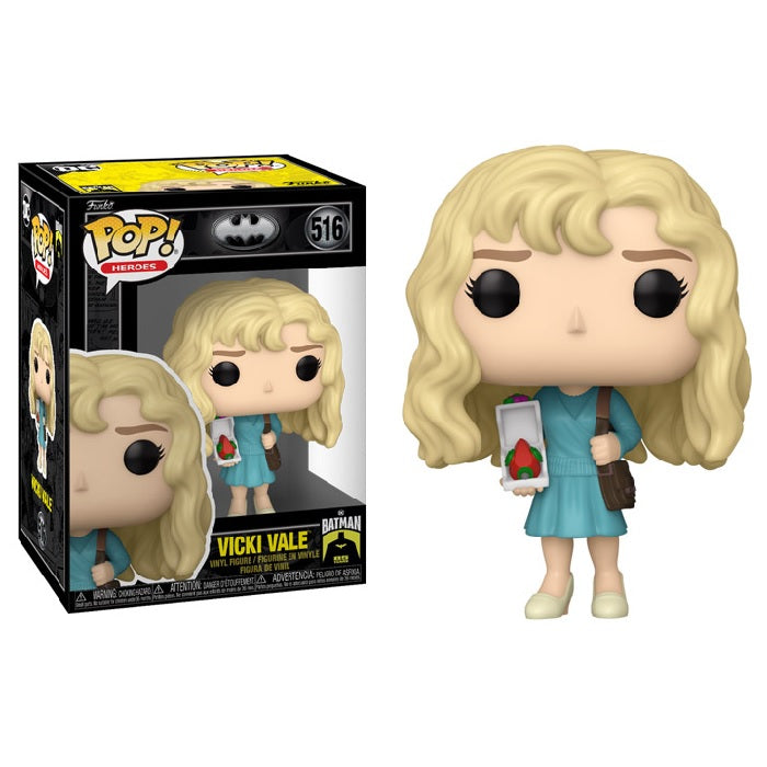 Batman 1989 35th Anniversary Pop! Vinyl Figure - Vicki Vale Collectible [516] - Perfect for DC Comics Fans, Movie Memorabilia & Pop Culture Displays