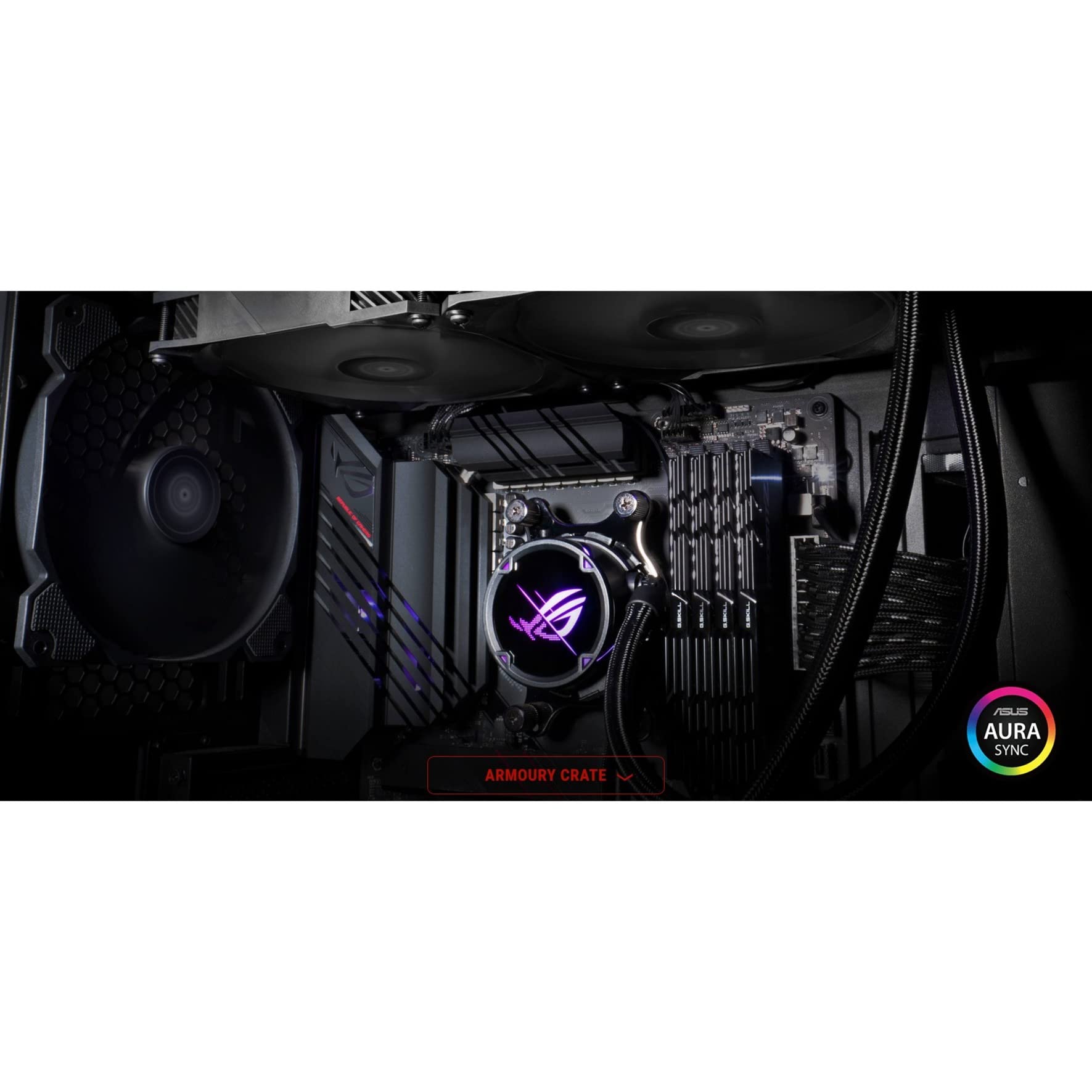 ASUS ROG Strix LC II 240 AIO Liquid CPU Cooler - 240mm Radiator with Dual 120mm PWM Fans - Compatible with Intel LGA1700/115x/2066 & AMD AM4/TR4 - Perfect for Gaming PCs, Workstations, and High-Performance Cooling Solutions