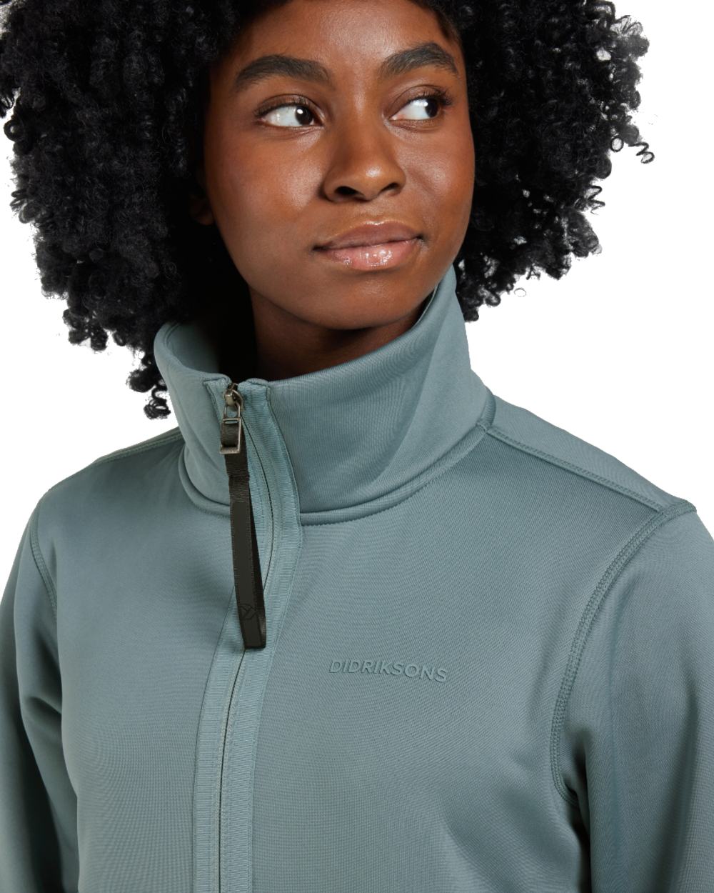 Didriksons Leah Women's Full Zip Fleece Jacket - Warm & Cozy Winter Outerwear for Hiking, Camping & Outdoor Activities