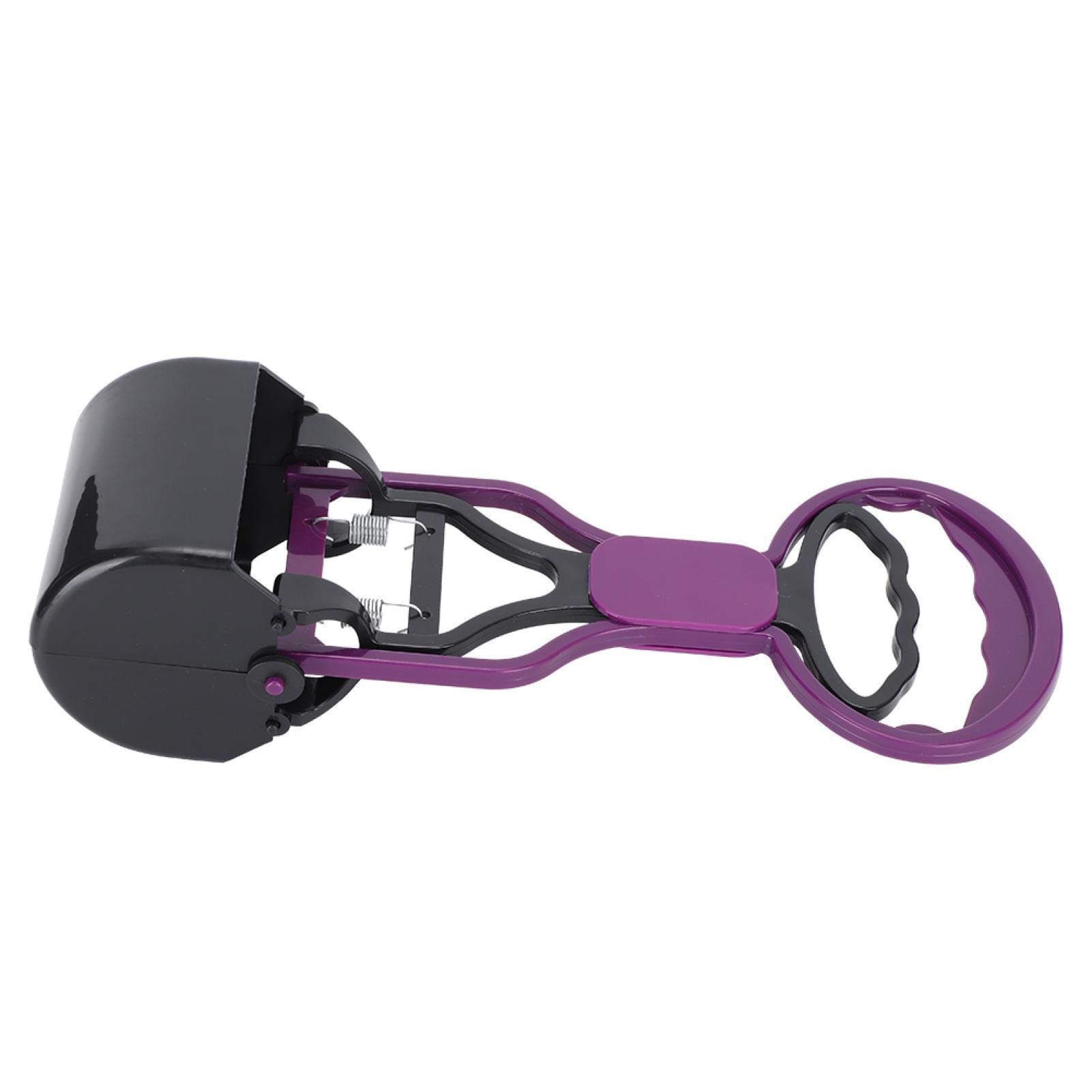 Dog Waste Scooper with Garbage Bags - Pet Pooper Scooper for Dogs & Cats - Durable Animal Waste Cleaning Tool for Grass & Yards - Purple (Perfect for Backyard, Park & Outdoor Cleanup)