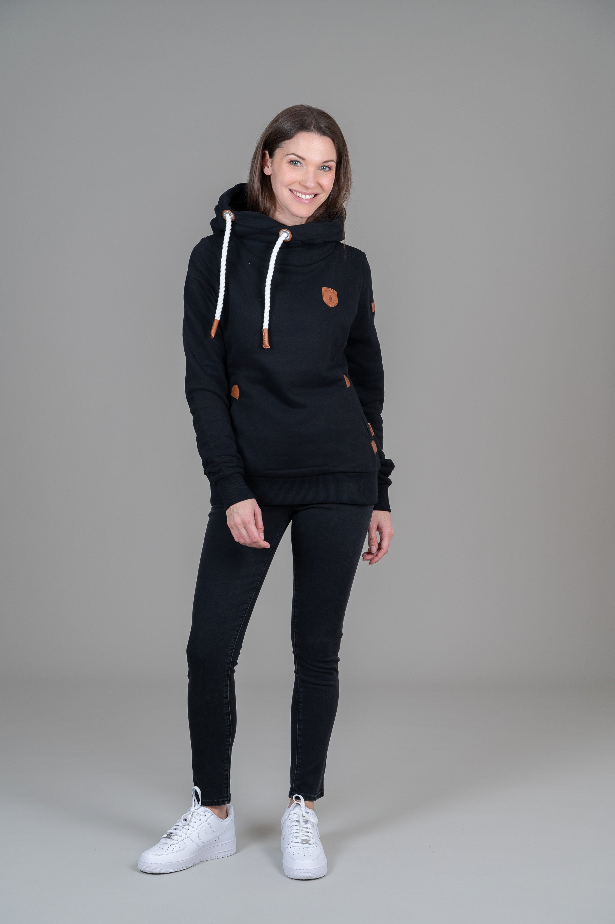 Artemis Black Hoodie for Men & Women - Soft Cotton Pullover Sweatshirt with Kangaroo Pocket | Perfect for Casual Wear, Gym, and Outdoor Activities