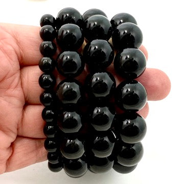 Rainbow Obsidian Bracelet for Women - Natural Stone Healing Crystal Jewelry for Protection & Positive Energy - Perfect for Meditation, Yoga & Spiritual Gifts