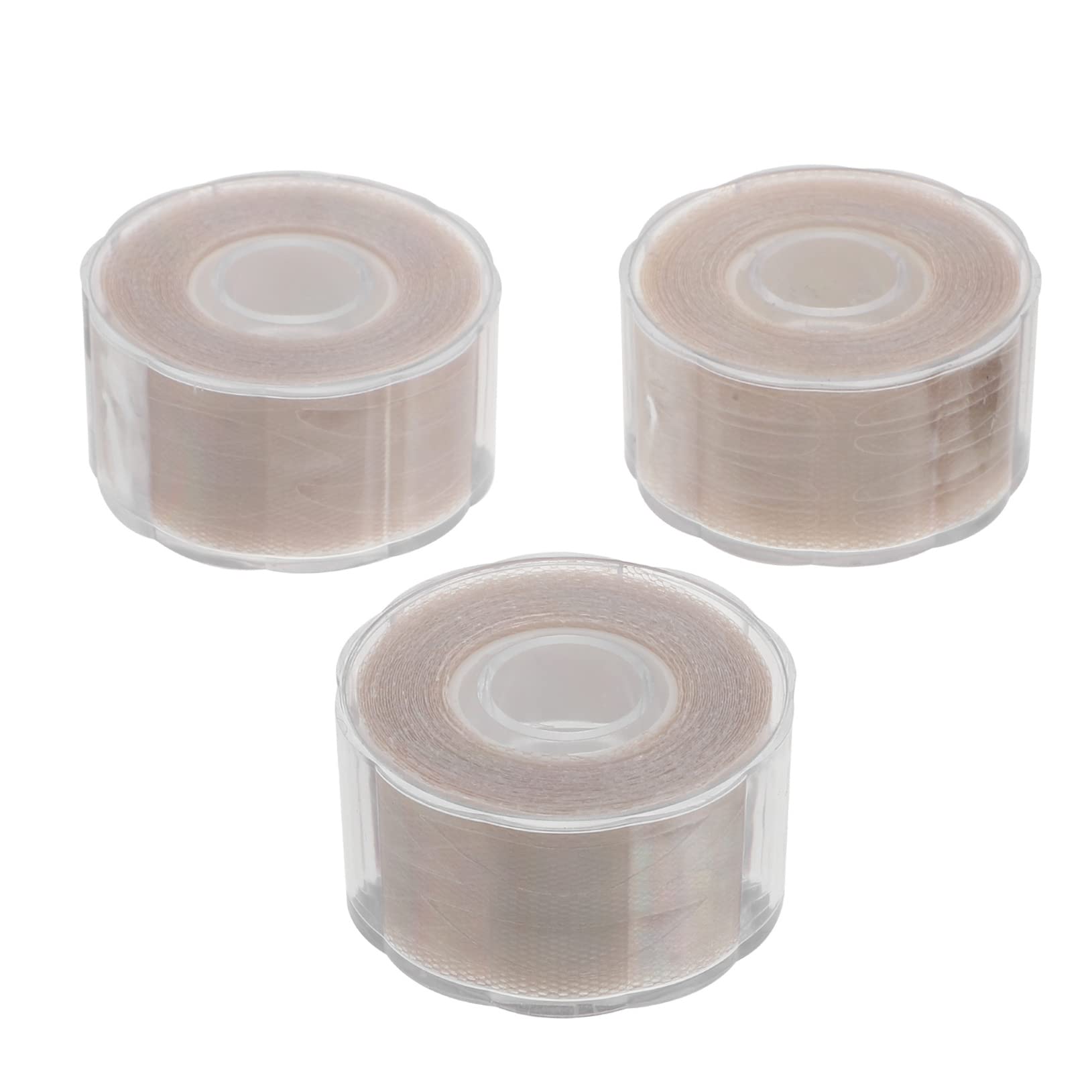 Healvian 3-Pack Invisible Double Eyelid Tape Strips - Japanese Style Mesh Eyelid Stickers for Monolid & Hooded Eyes | Anti-Aging Eye Lift Support | Perfect for Daily Makeup, Cosplay & Asian Beauty Enhancement