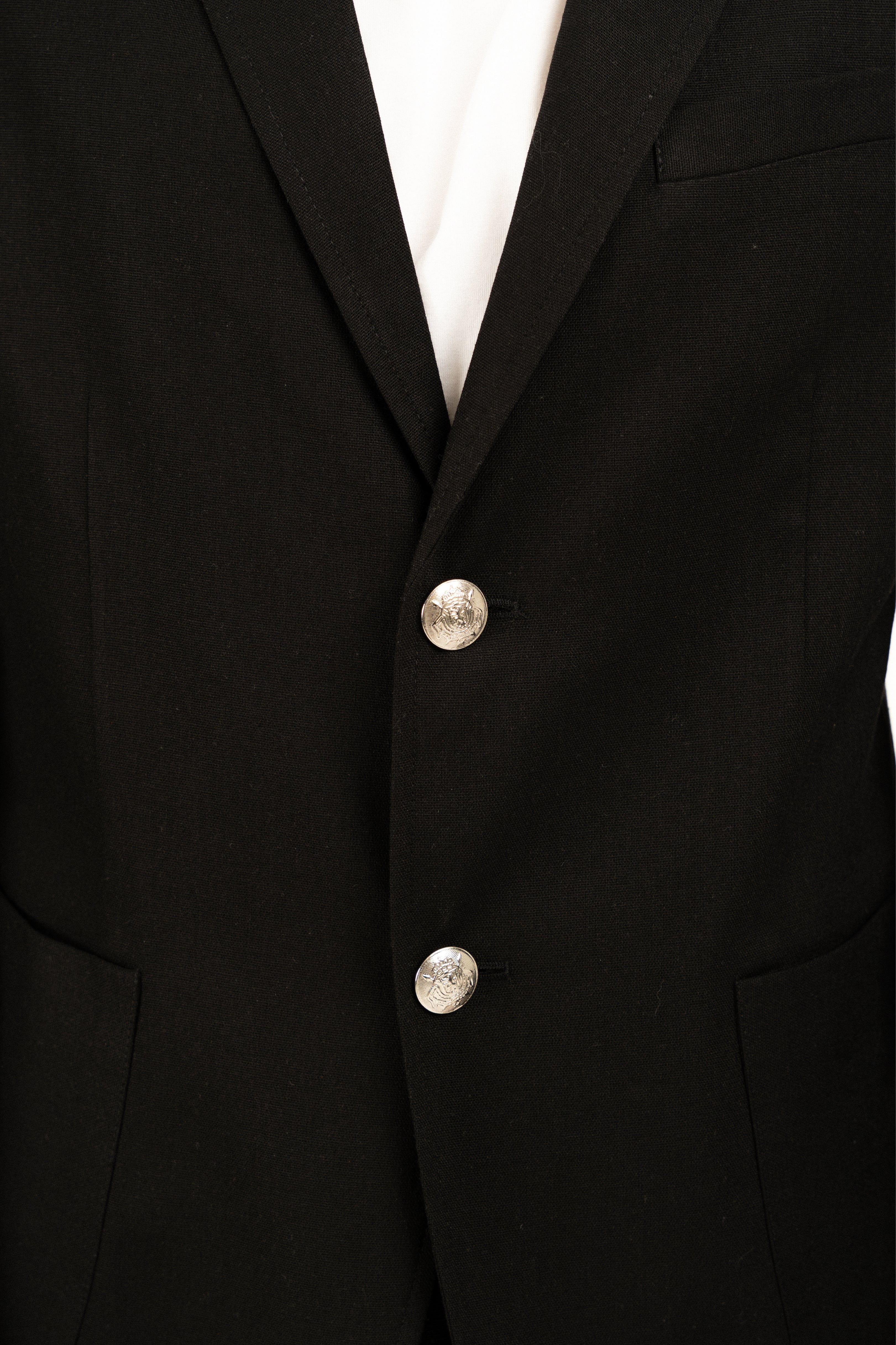Stylish Newport Black Linen Blazer for Men - Lightweight Summer Business Casual Jacket - Perfect for Weddings, Office Wear & Outdoor Events