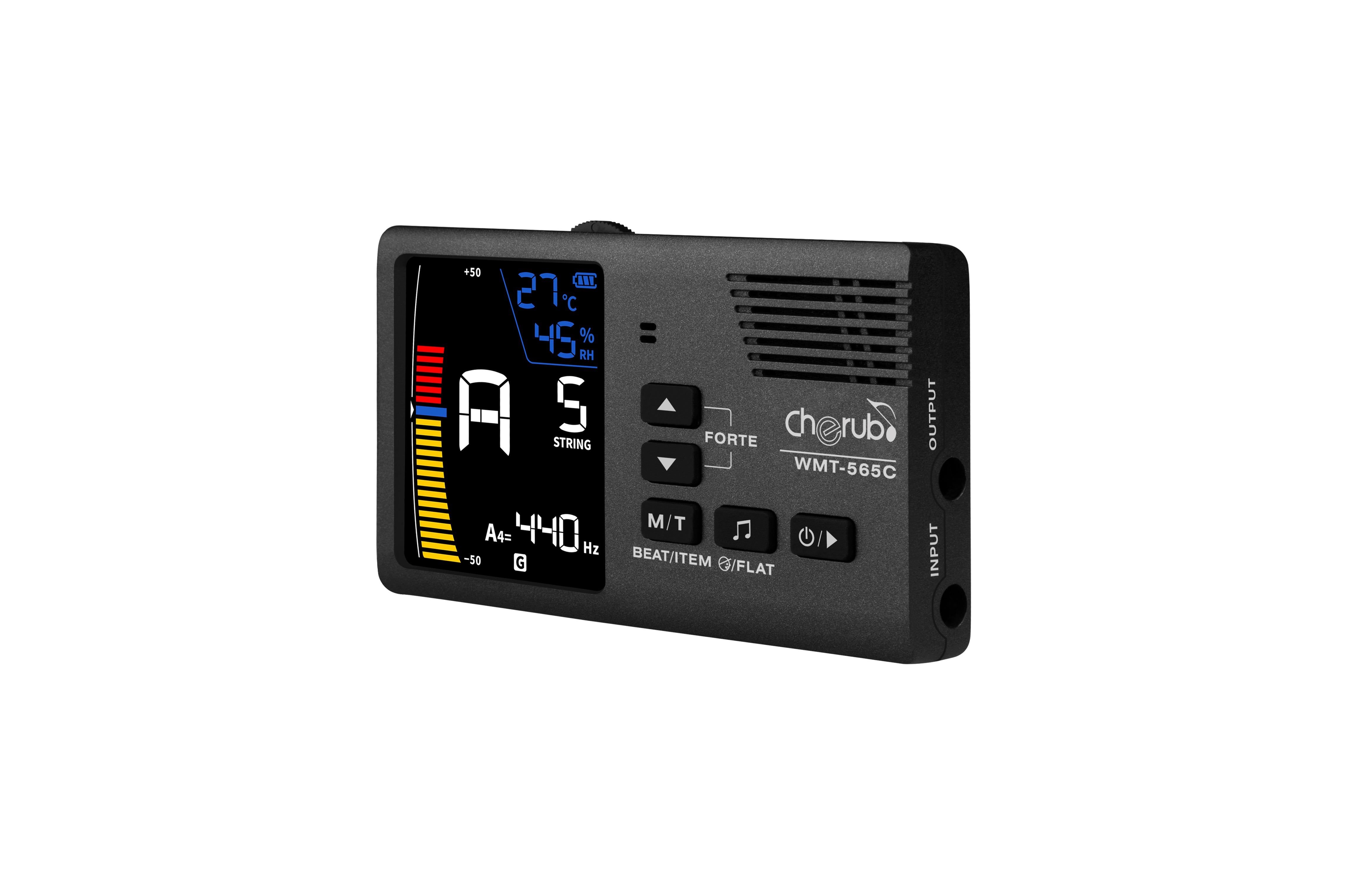 Cherub WMT 565C Digital Metronome Tuner with LCD Display - Perfect for Piano, Guitar & Violin Practice, Music Classroom & Studio Use