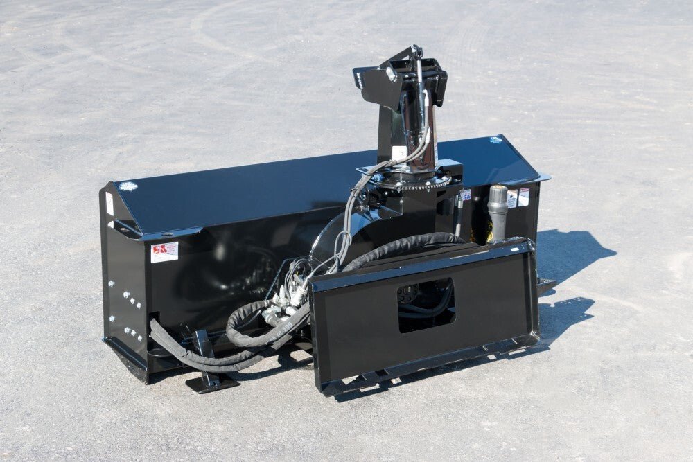 Blue Diamond® Extreme Duty Skid Steer Snow Blower Attachment - Heavy Duty Snow Removal for Tractors & Loaders - Perfect for Winter Driveway & Parking Lot Clearing