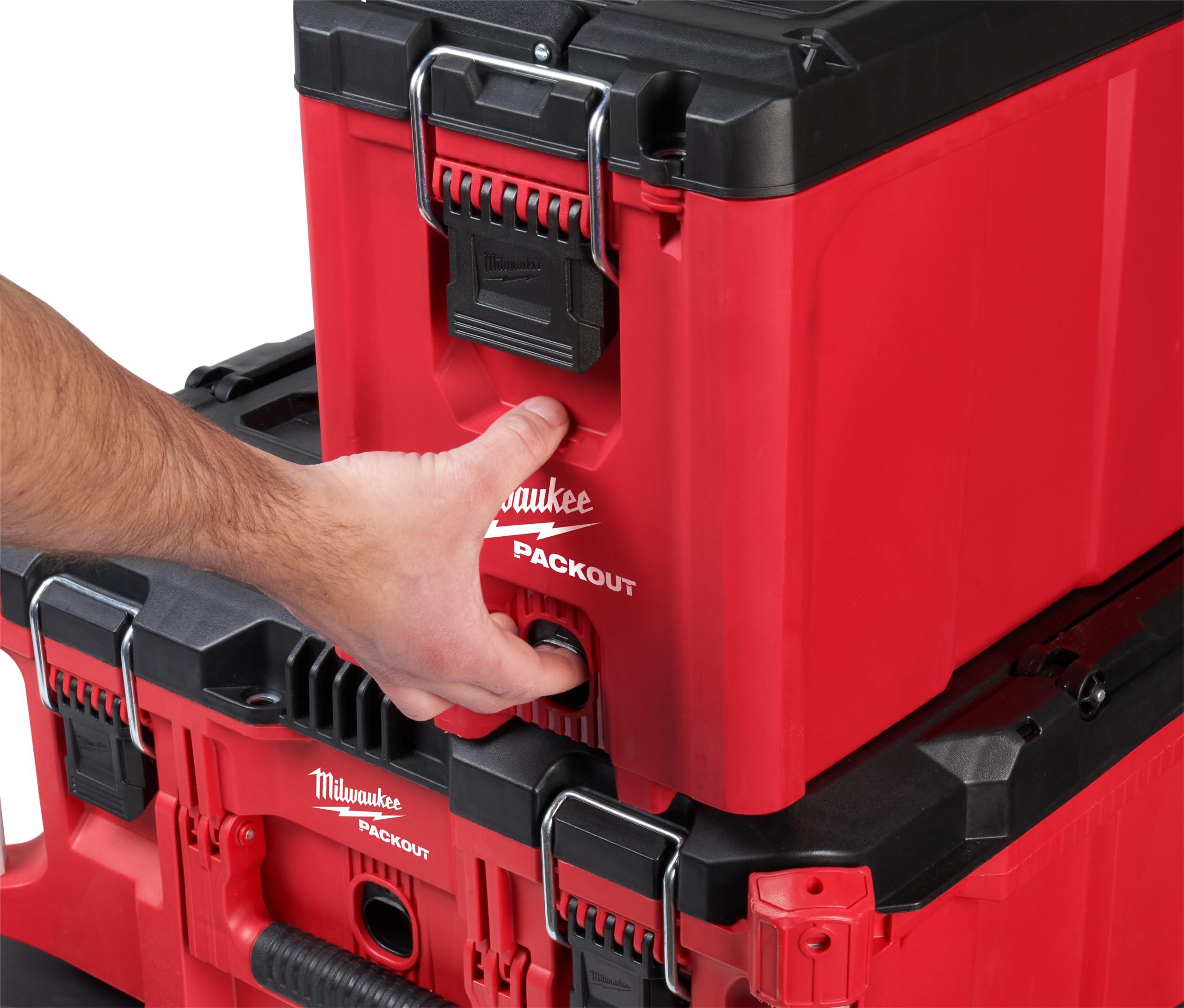 Milwaukee 48-22-8422 PACKOUT Compact Tool Box - Durable Portable Storage for Tools & Equipment | Perfect for Job Sites, Workshops & DIY Projects