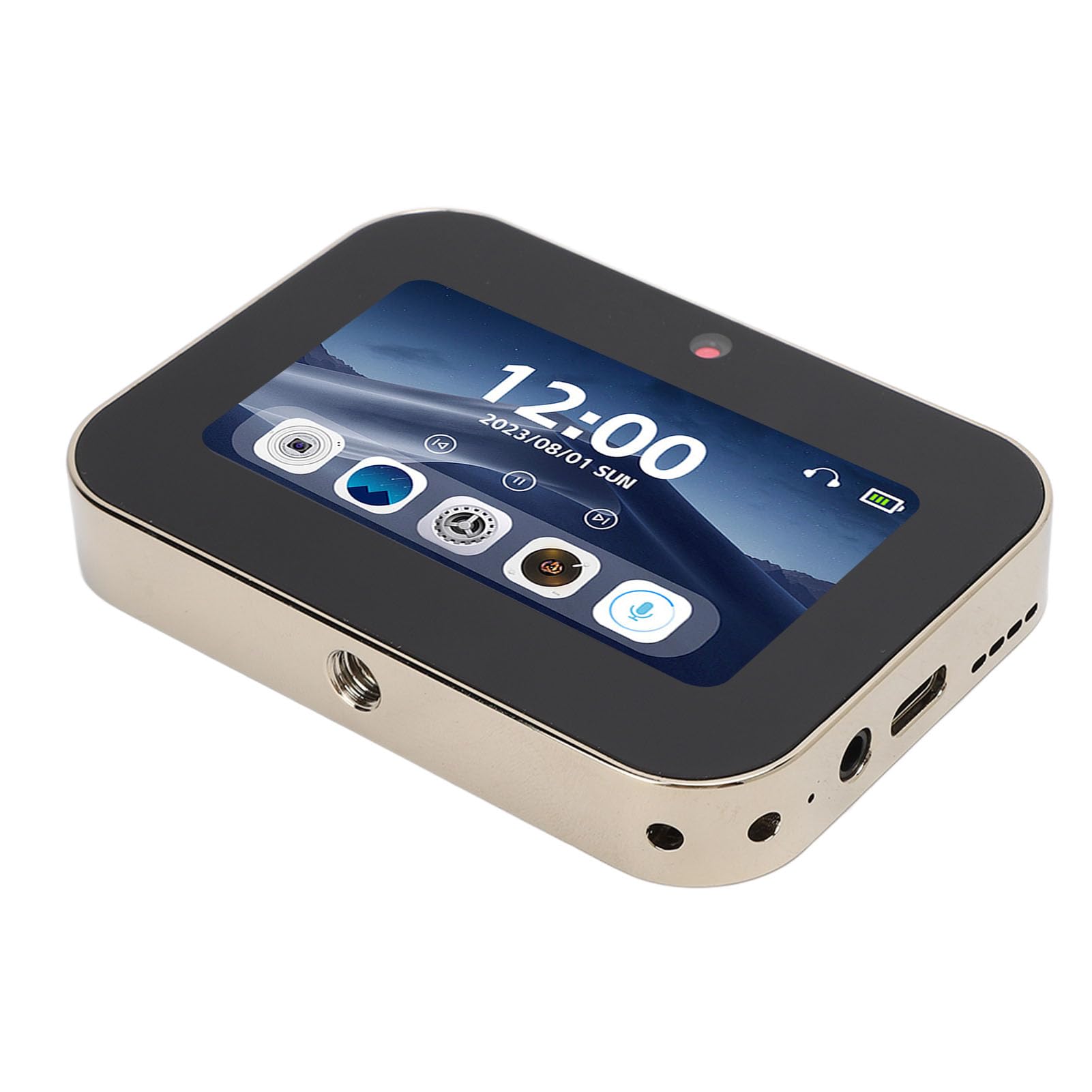 4K Small Digital Camera with Autofocus & Triple Lens - Portable Point and Shoot Camera with 3