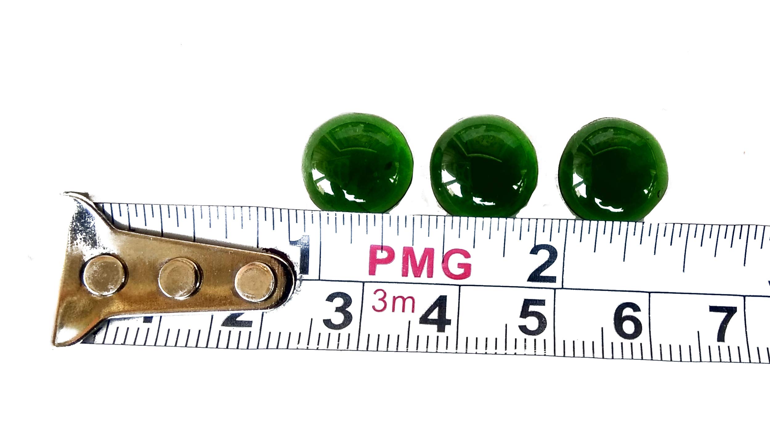 Rastogi Handicrafts Glass Gems for Vase Fillers - 100pcs 10mm Green Decorative Pebbles for Wedding Centerpieces, Home Decor & Floral Arrangements