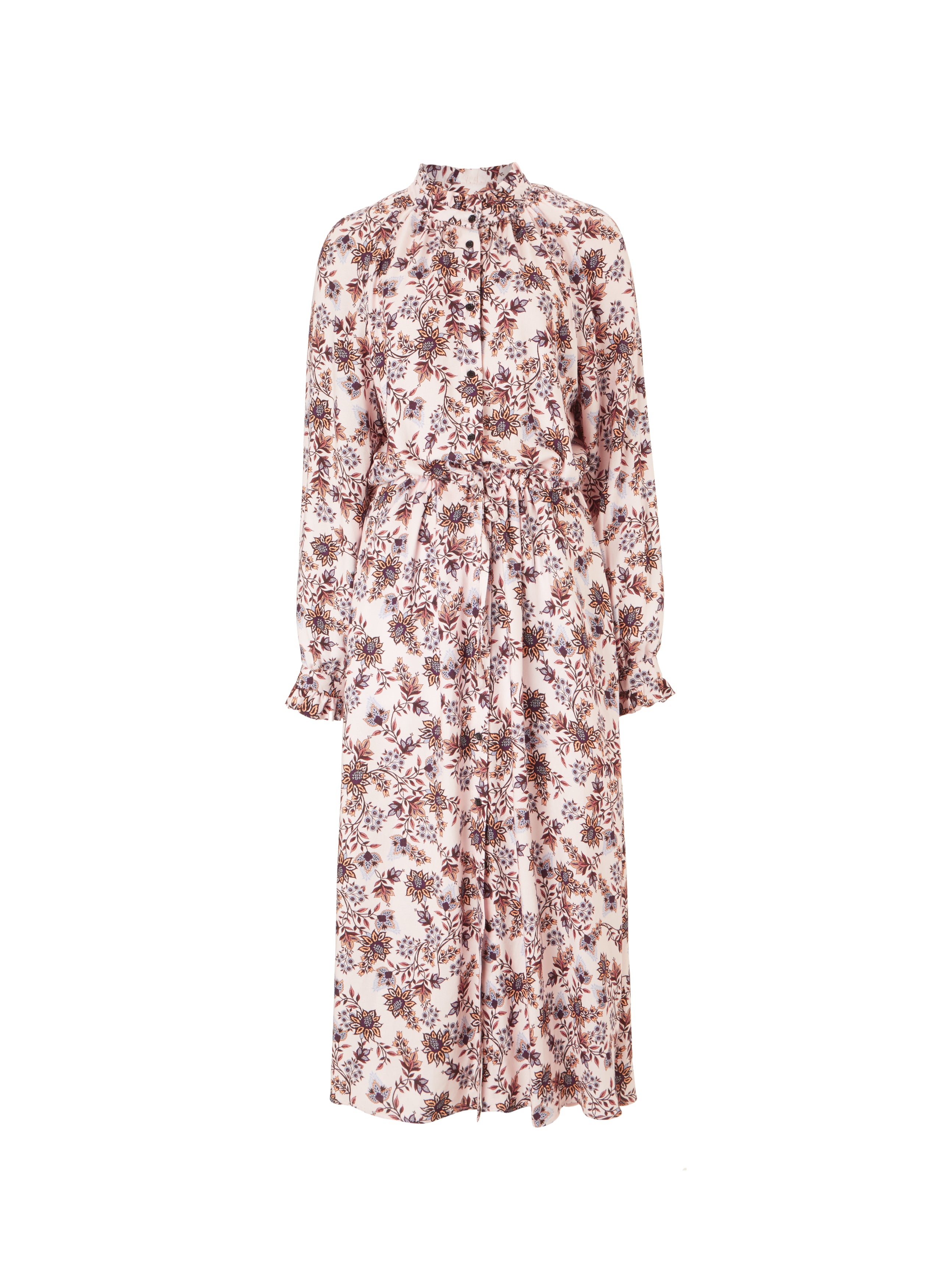 Keira Dress - Pink Saraca Floral Print Women's Summer Dress | Perfect for Beach Vacations, Weddings & Date Nights