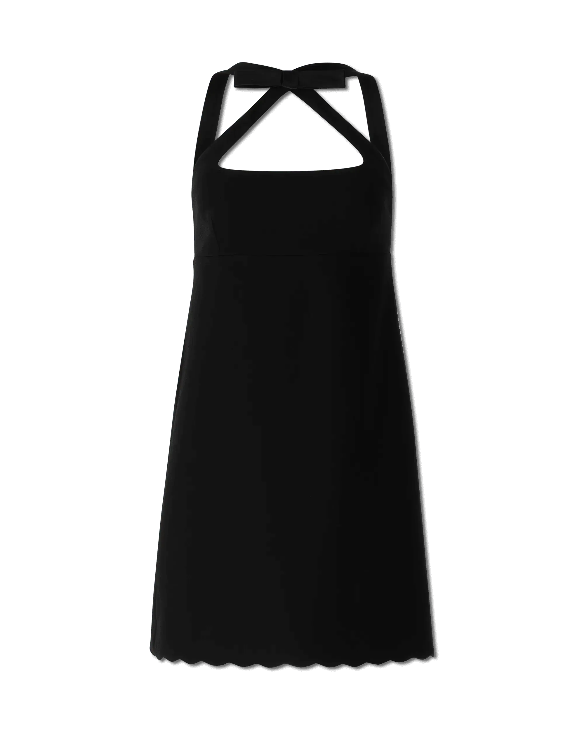 Elegant Faille Cady Dress for Women - Flowy A-Line Midi Dress with V-Neck & Short Sleeves - Perfect for Weddings, Cocktail Parties & Summer Events