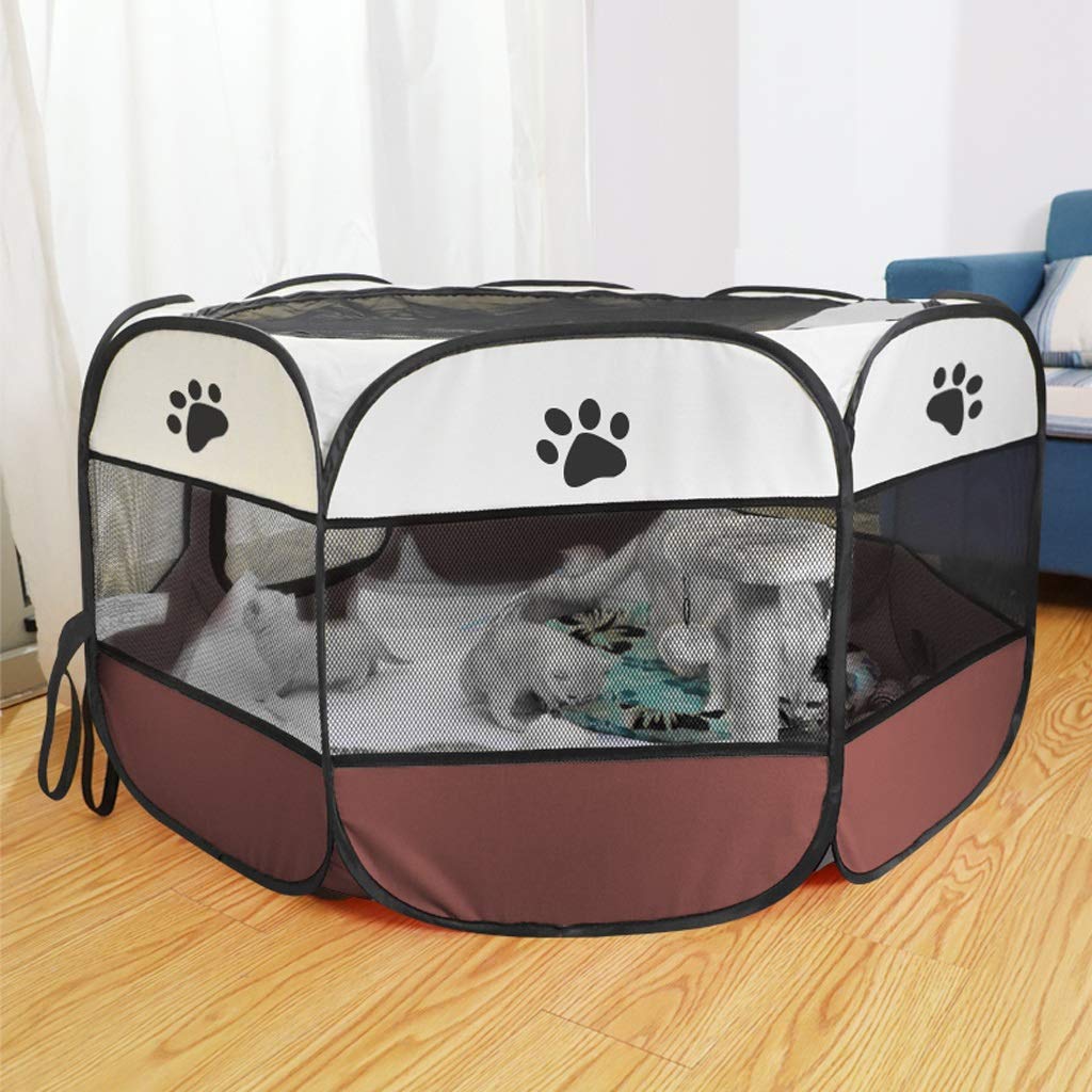 Premium Cat Delivery Room & Dog Breeding Tent - Enclosed Pet Whelping Box for Pregnant Cats (Medium Size, Blue) | Safe Birthing Space for Home Use