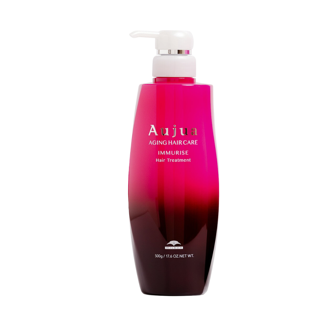 Milbon Aujua Immurise Conditioner 500g - Repairing Treatment for Damaged & Aging Hair - Deep Moisturizing & Nourishing for Dry, Brittle Hair - Salon-Quality Hair Care at Home