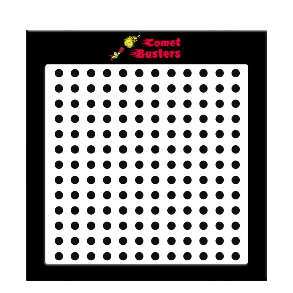 Comet Busters 3mm Round Black Velvet Bindis - Traditional Indian Forehead Decoration for Weddings, Festivals & Cultural Events (BIN1724)