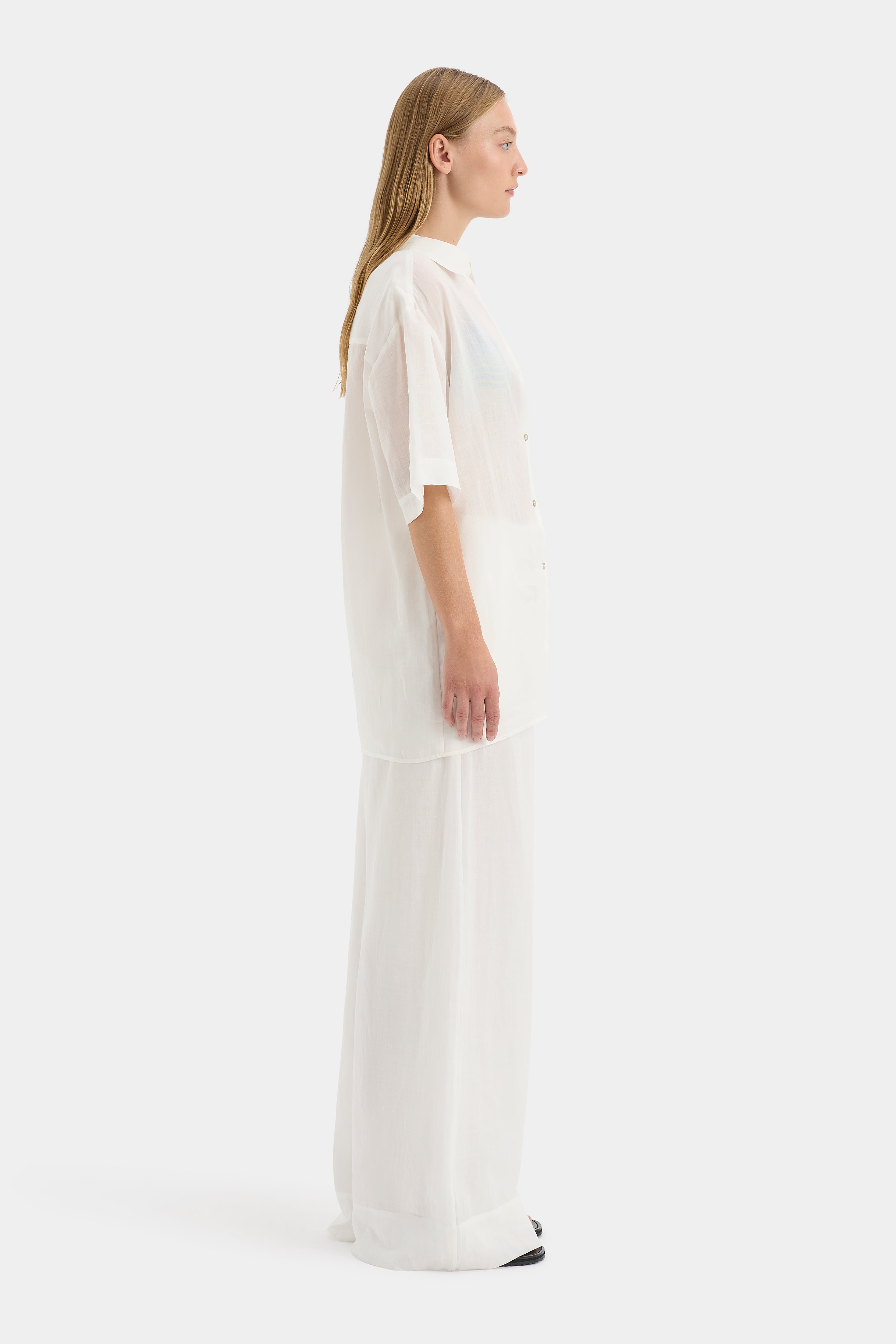 Rosalia Shirt Ivory - Elegant Women's Blouse for Casual & Office Wear | Perfect for Work, Dates & Everyday Outfits