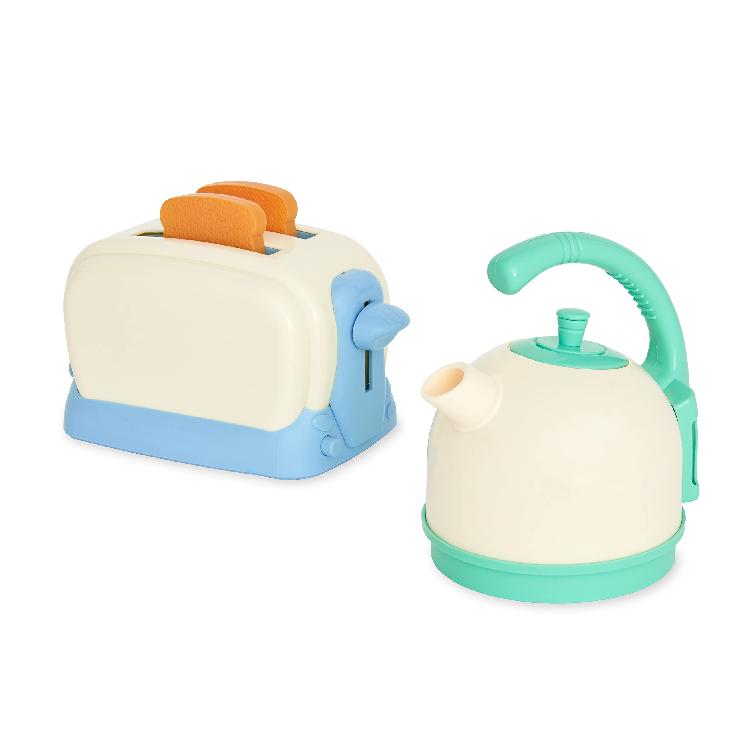Casdon Realistic Toy Breakfast Set for Kids Ages 3+ - Interactive Play Kitchen Accessories with Kettle & Toaster - Pretend Play Toys for Early Learning & Imagination Development - Perfect for Preschool Playtime & Role-Playing Games
