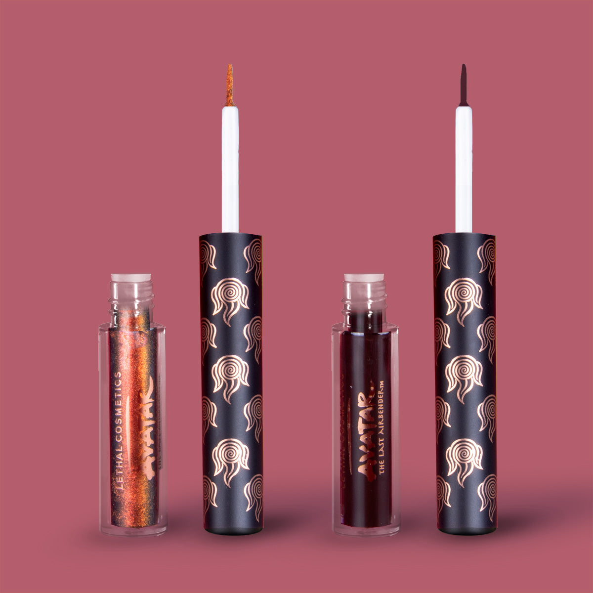 Avatar The Last Airbender Zuko Eyeliner Set - Waterproof Liquid Eyeliner with Brush for Cosplay & Halloween Makeup